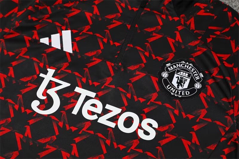 2024/25 Manchester United half zip training sportswear 1:1 Thai quality