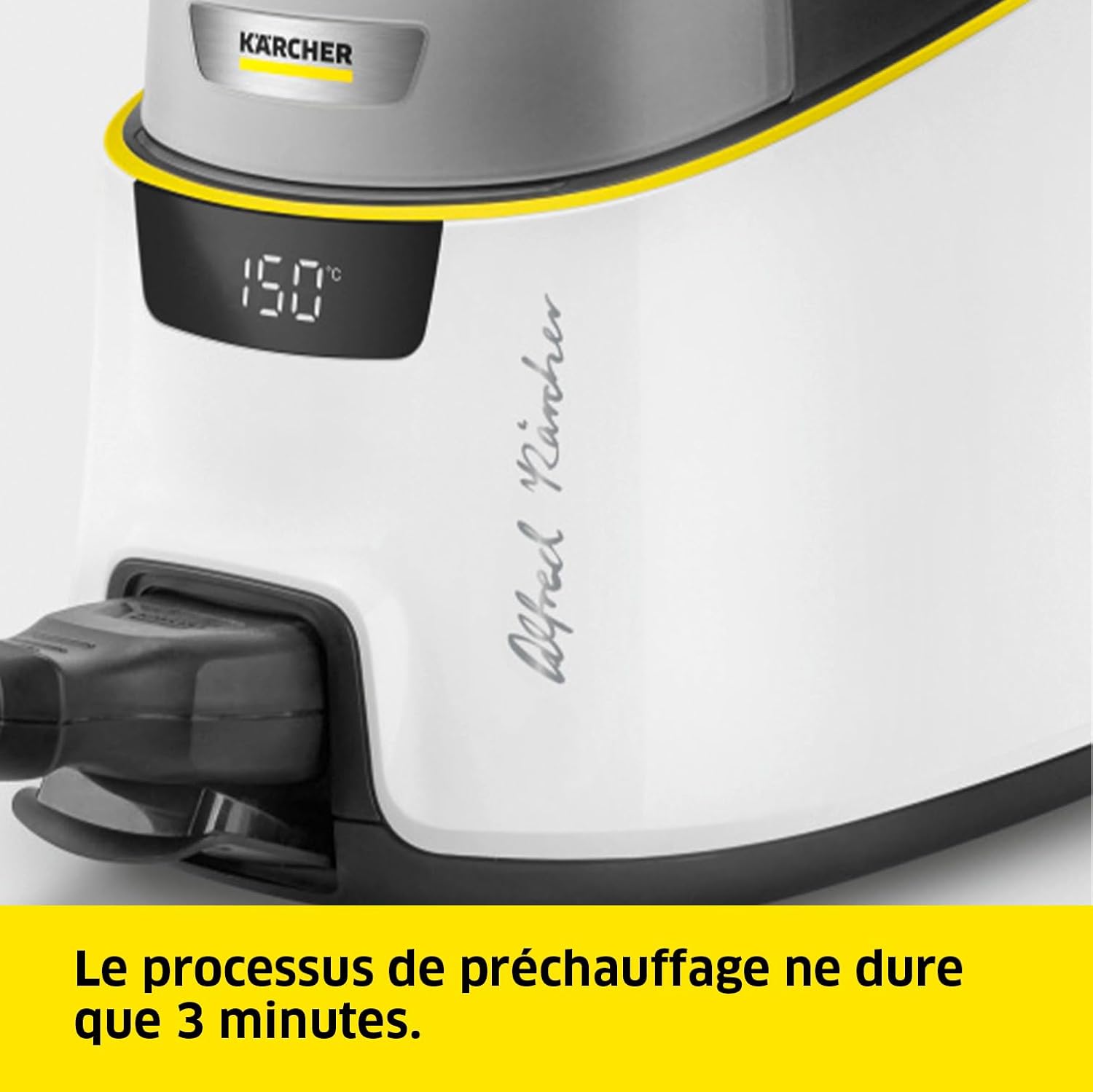 Nettoyeur vapeur SC 5 Deluxe 4 bars VapoHydro réservoir 1,3 L