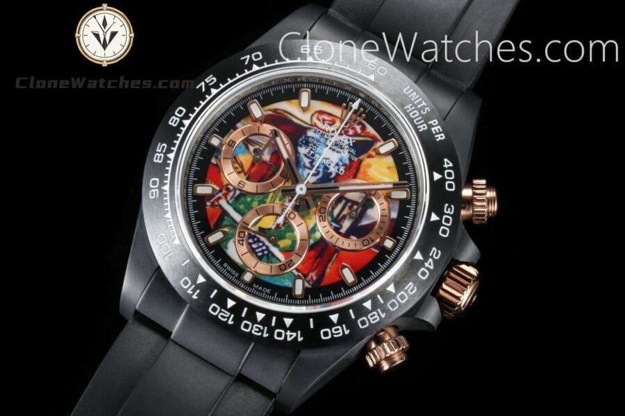 Modified Super Clone Watches 1:1 AET Rolex Daytona Ceramic THE INJURED BULLFIGHTER