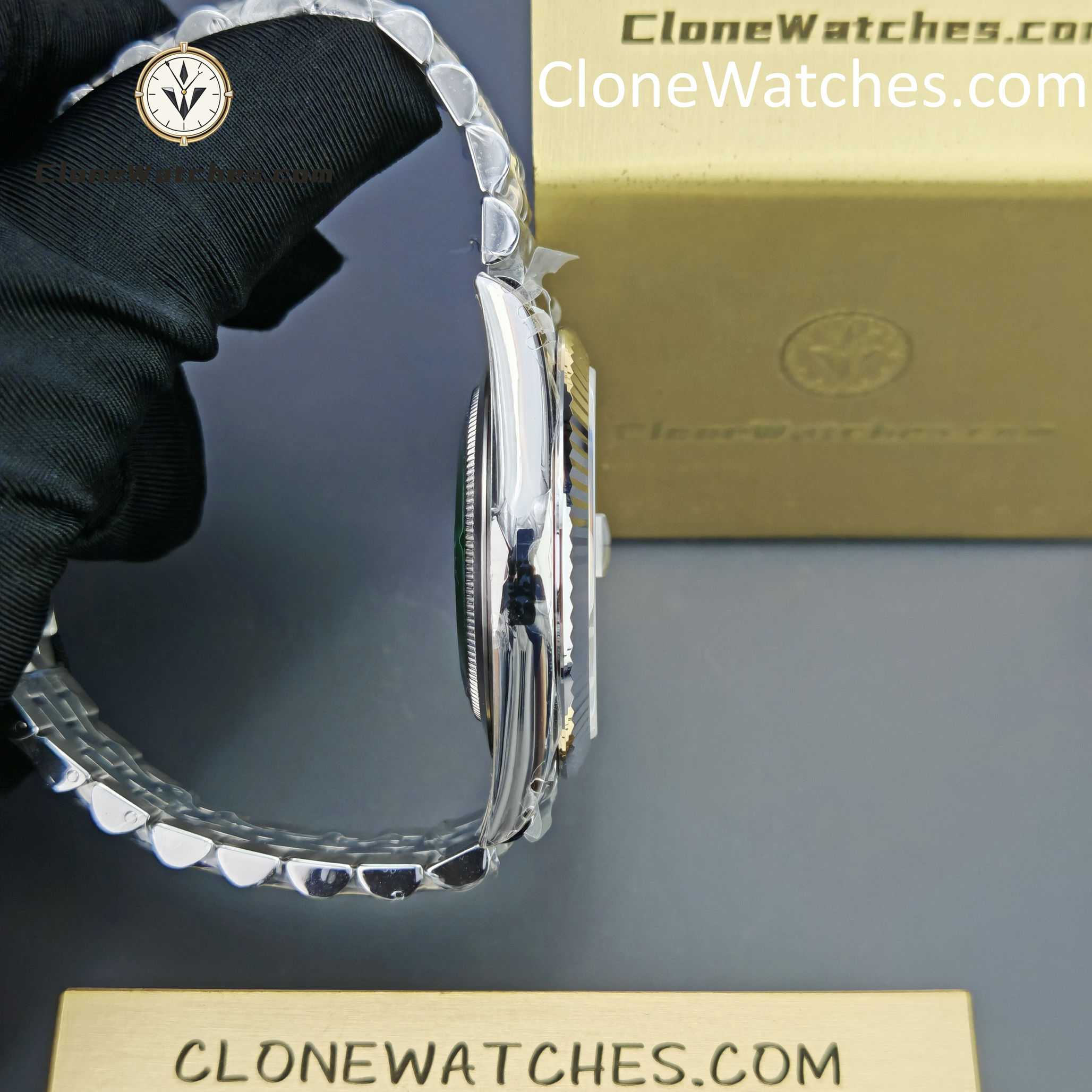 Rolex Super Clone Watches 1:1 DateJust Grey Dial m126334-0014 Jubilee 41MM 3235 Movement