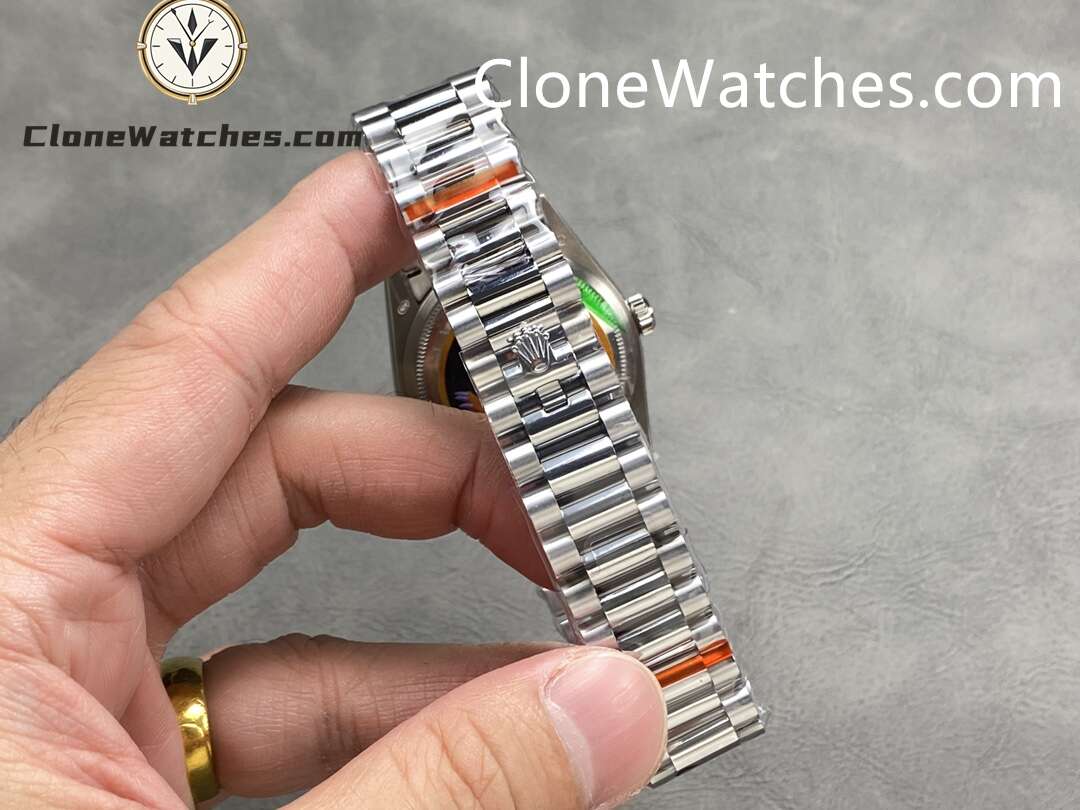 Rolex Super Clone Watches 1:1 Day Date Pink Dial 36mm m128239-0071 3255 Movement