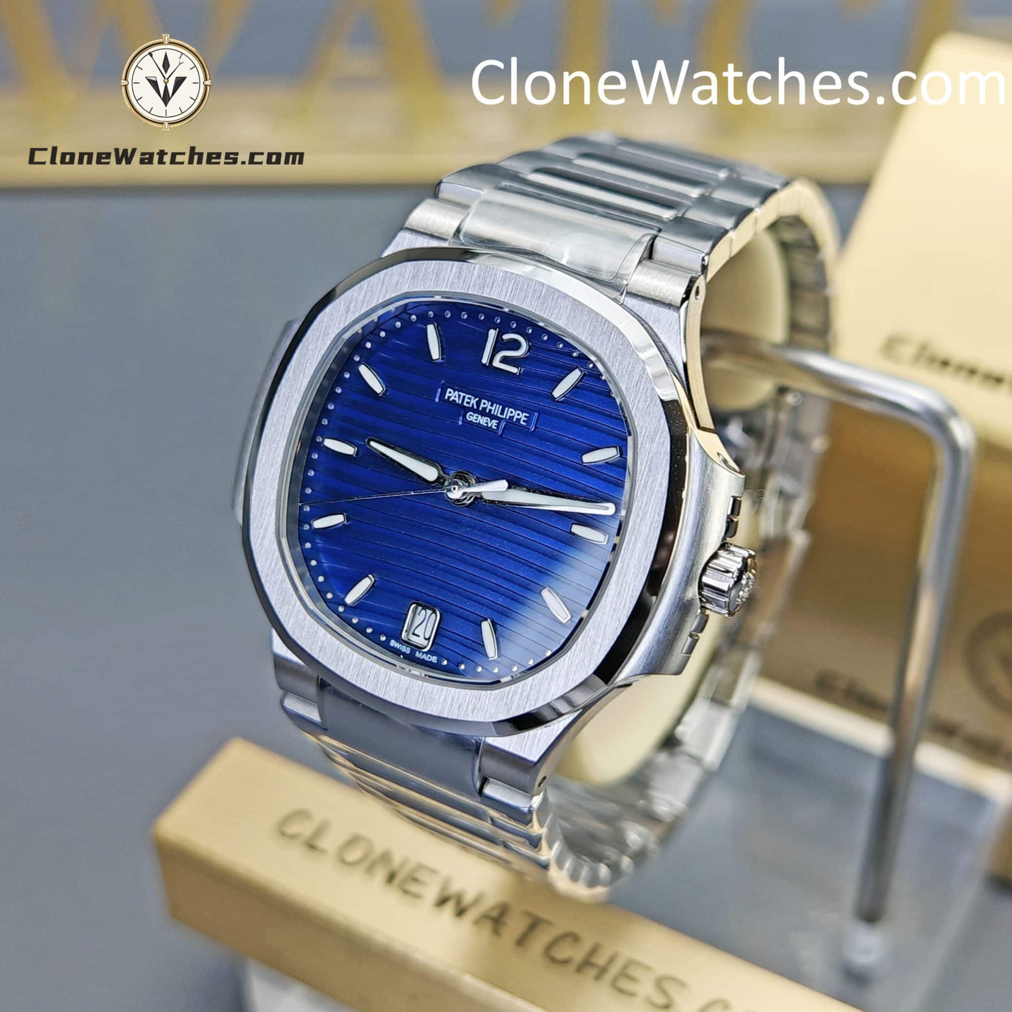 Patek Philippe Super Clone Watches 1:1 Nautilus Blue Dial 7118/1A 35.2 mm