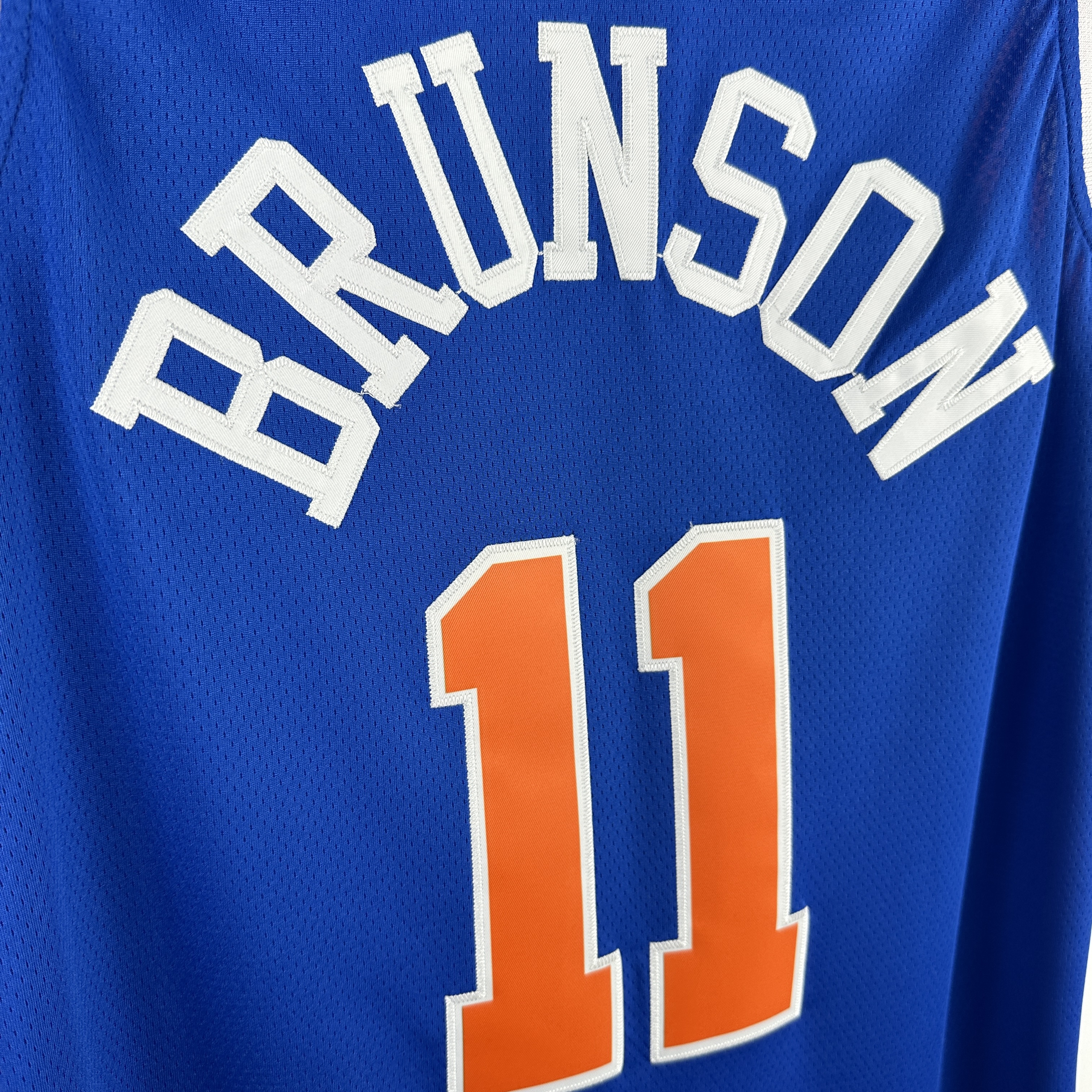 Embroidery Knicks Blue No. 11 Brunson