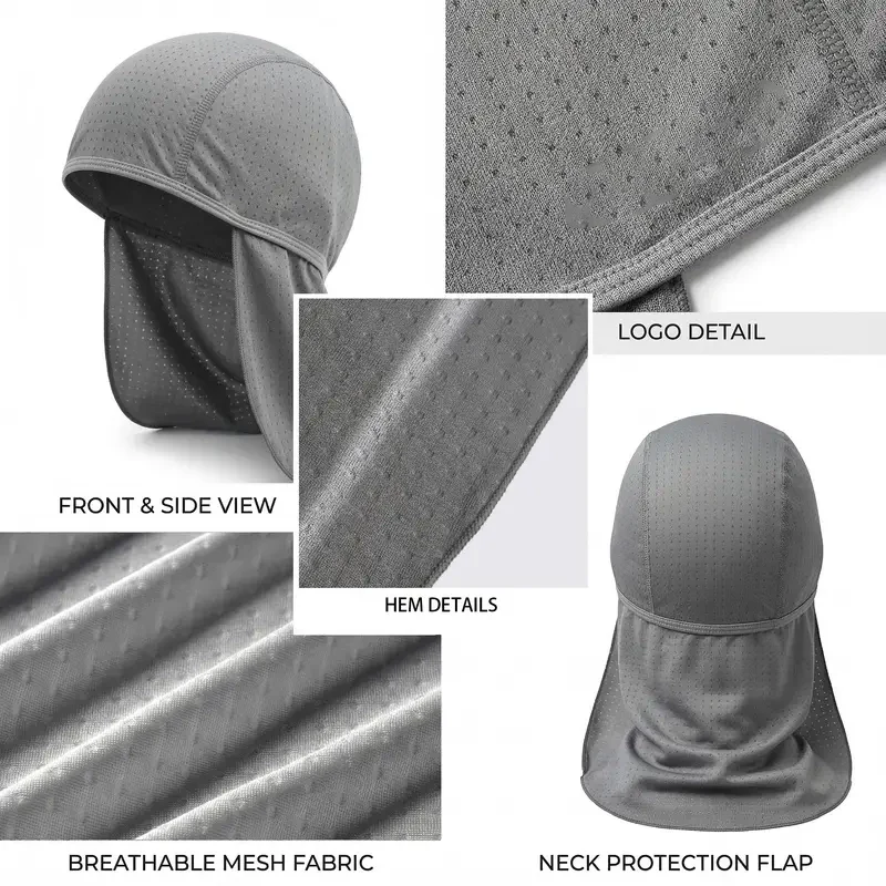 3-pack Cooling Skull Cap Elastic Hard Hat