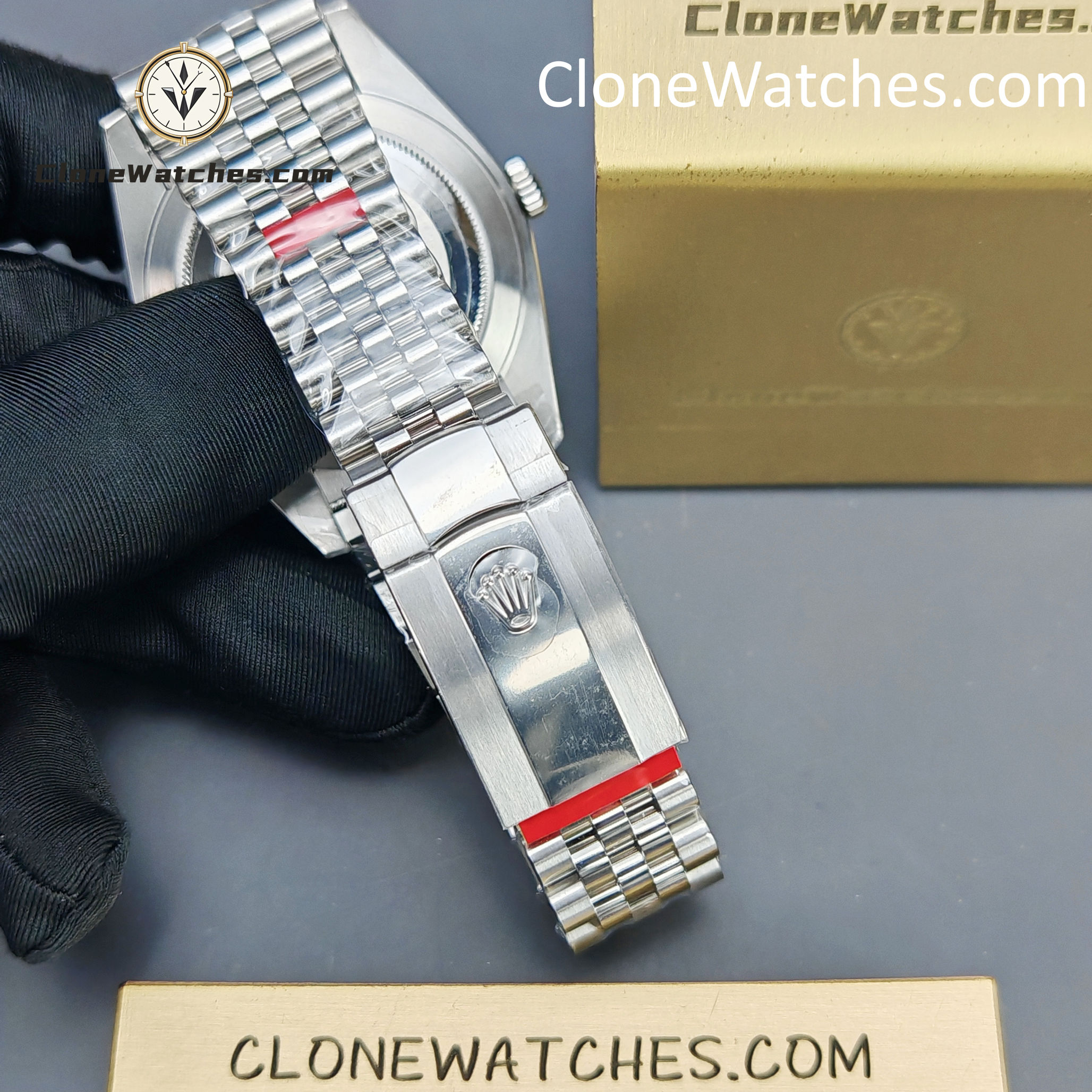 Rolex Super Clone Watches 1:1 DateJust Blue Dial M126334 Jubilee 41MM 3235 Movement