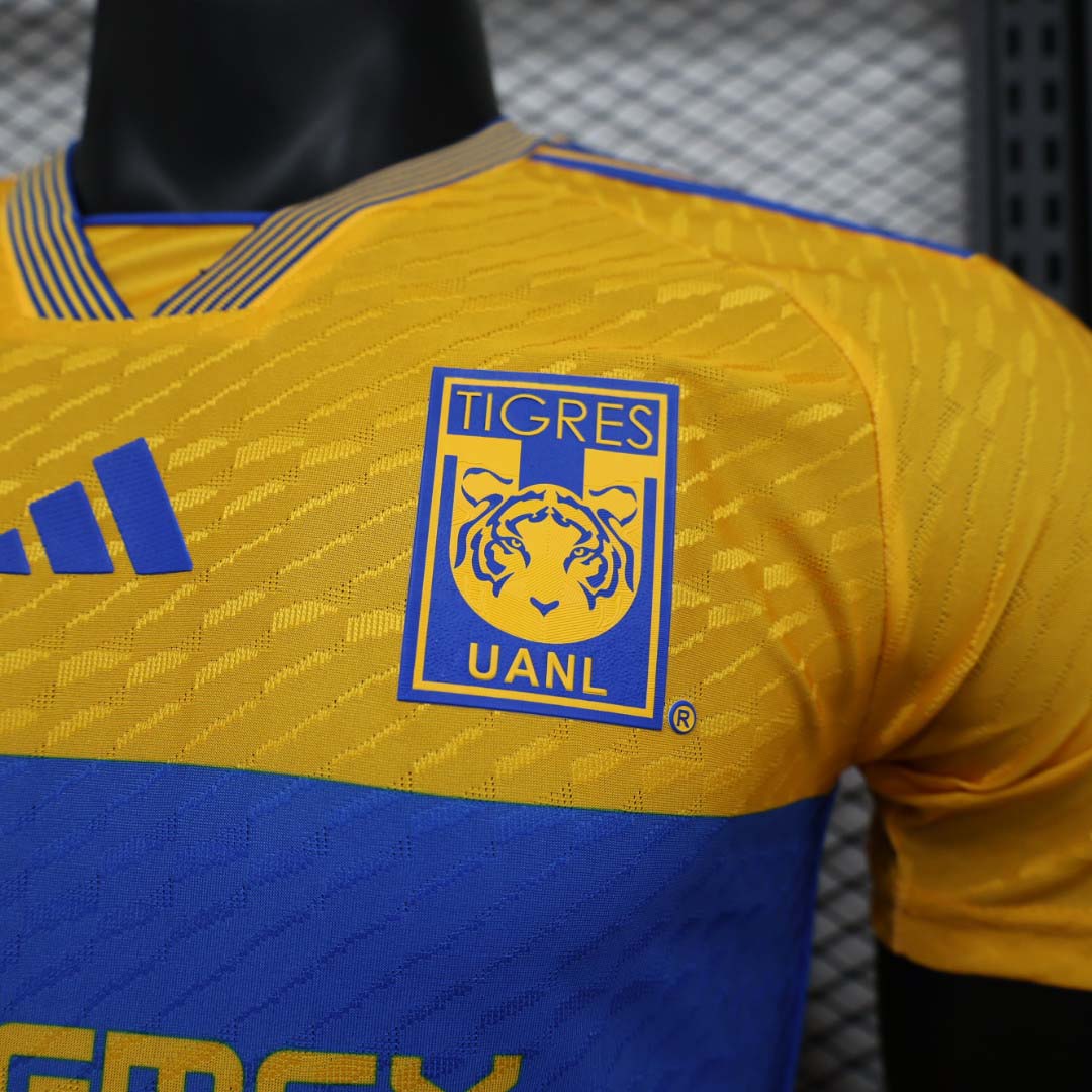 2023/2024 Player Version Tigres Home Football Shirt 1:1 Thai Quality