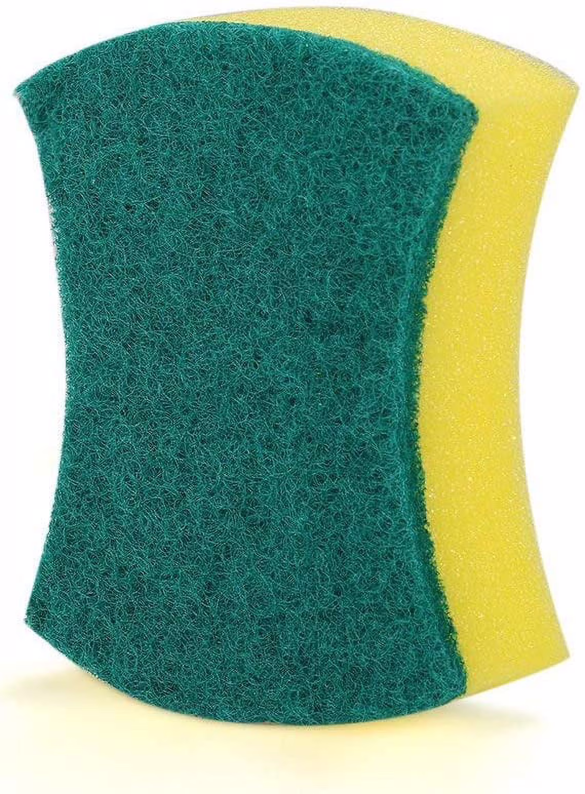 SUWU 5 Count, Double-Sided Scrubber Sponge for Kitchen Cleaning, Non-Scratch Sponges for Dishes, Efficient Scouring Pad for Pot, Pan, Household, Cookware