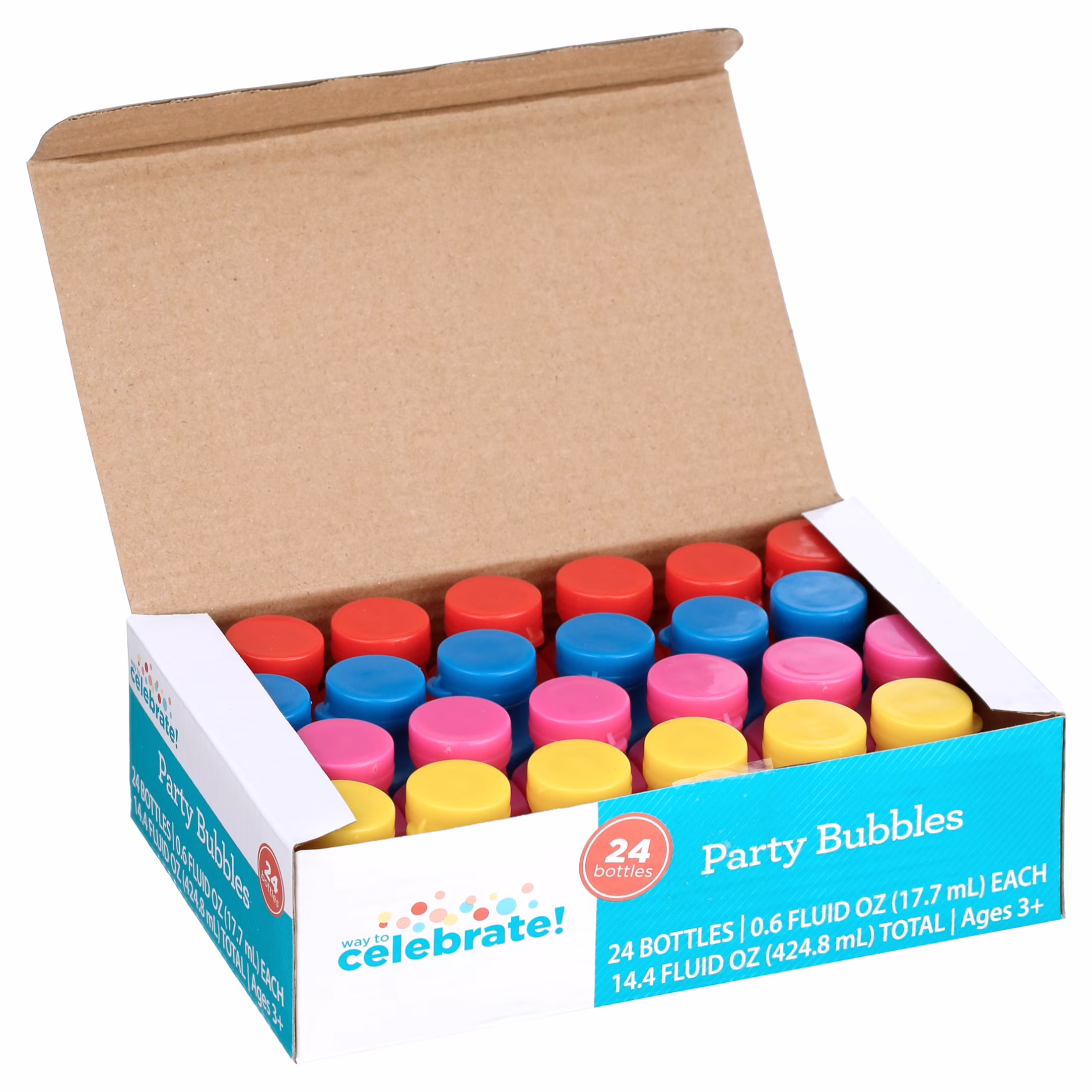 Party Bubbles, 0.6 oz, 24 Count, by Way To Celebrate