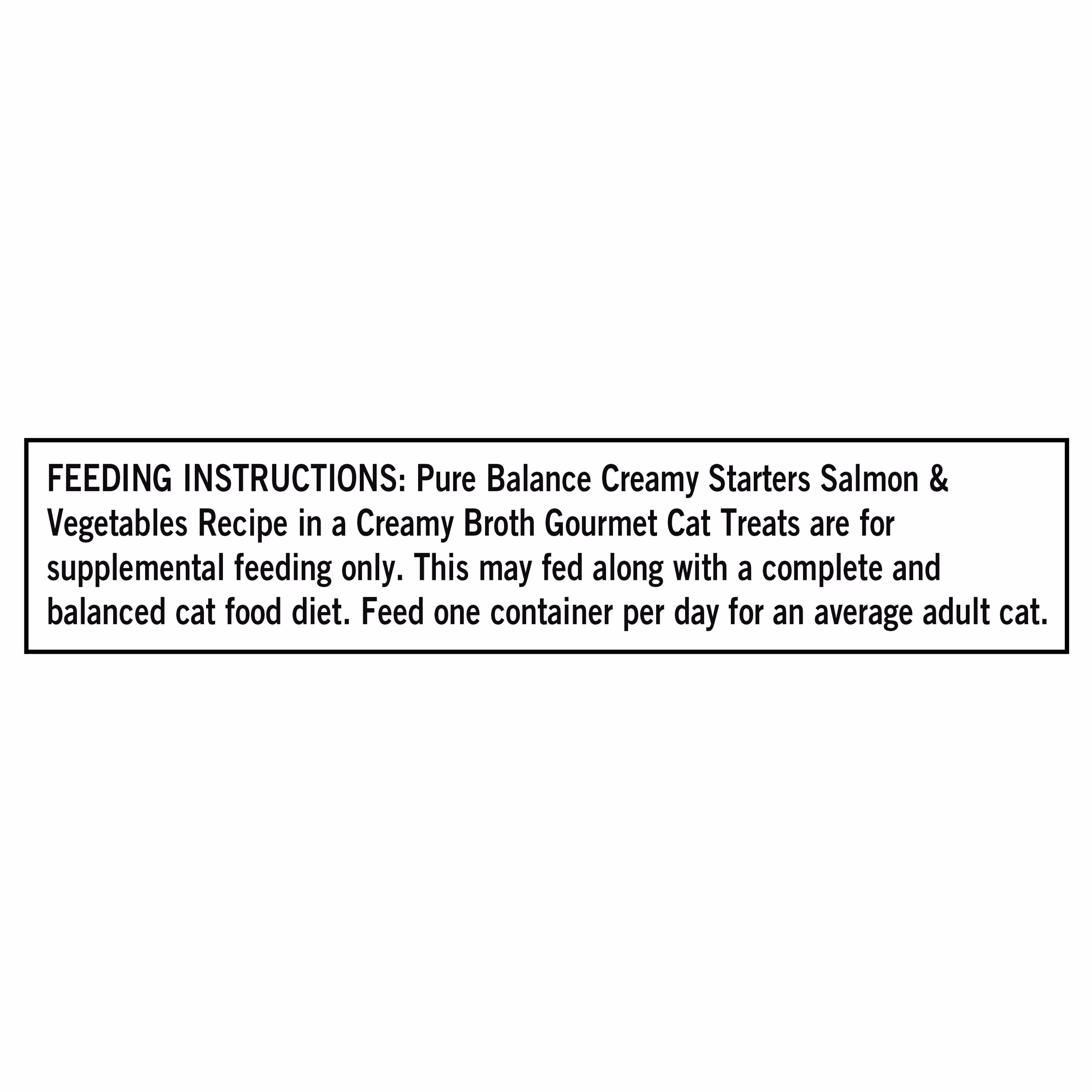 (2 pack) Pure Balance Gourmet Cat Treat Creamy Starters, Salmon & Vegetable Recipe, 1.4 oz