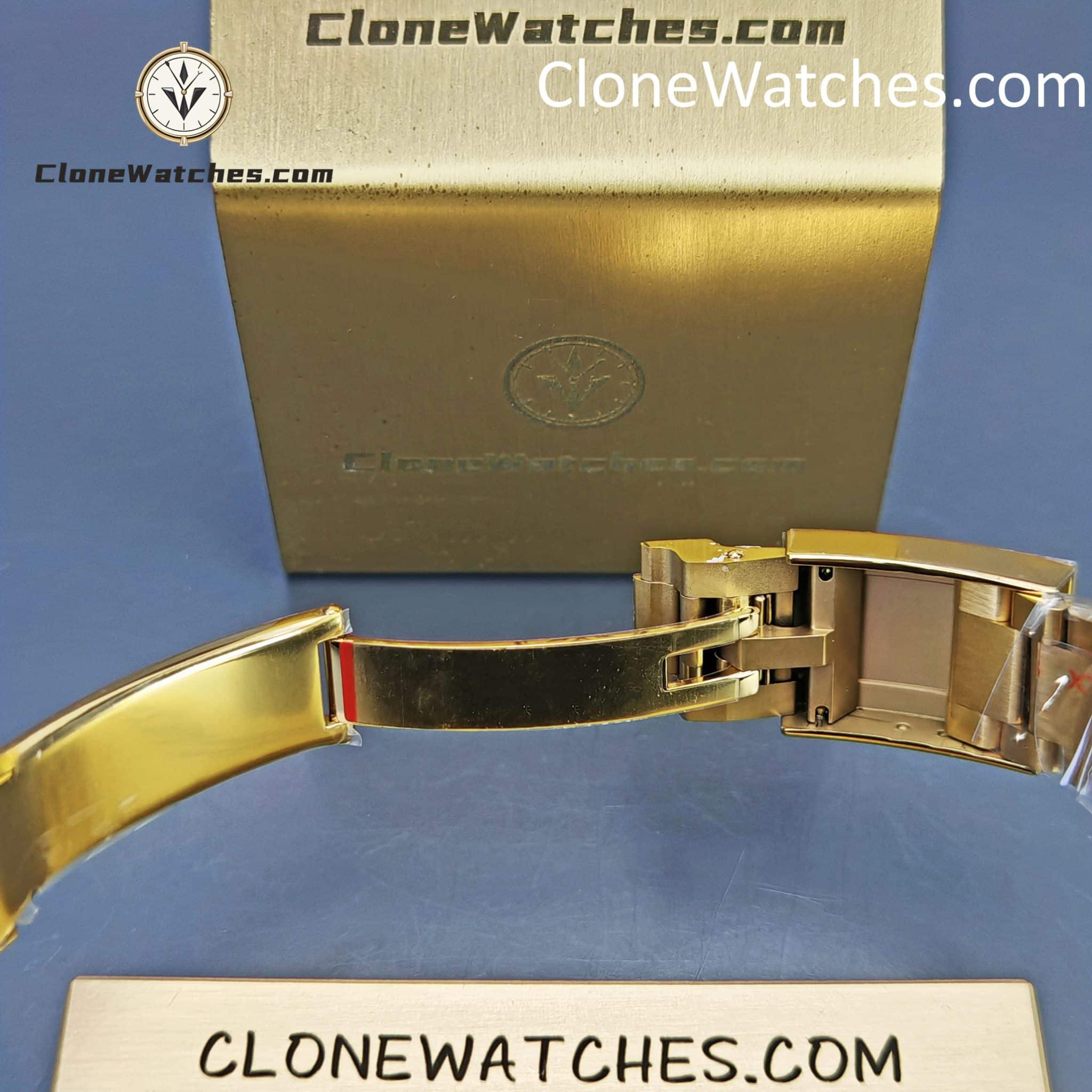 Rolex Super Clone Watches 1:1 Daytona 18K Gold White Dial M126508-0001 4131