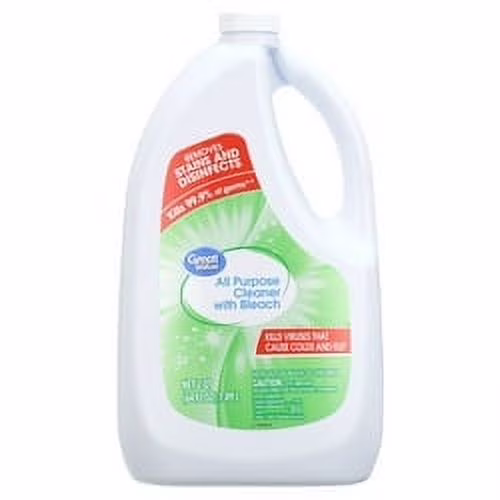 (2 pack) Great Value All Purpose Cleaner with Bleach, Refill, 64 fl oz