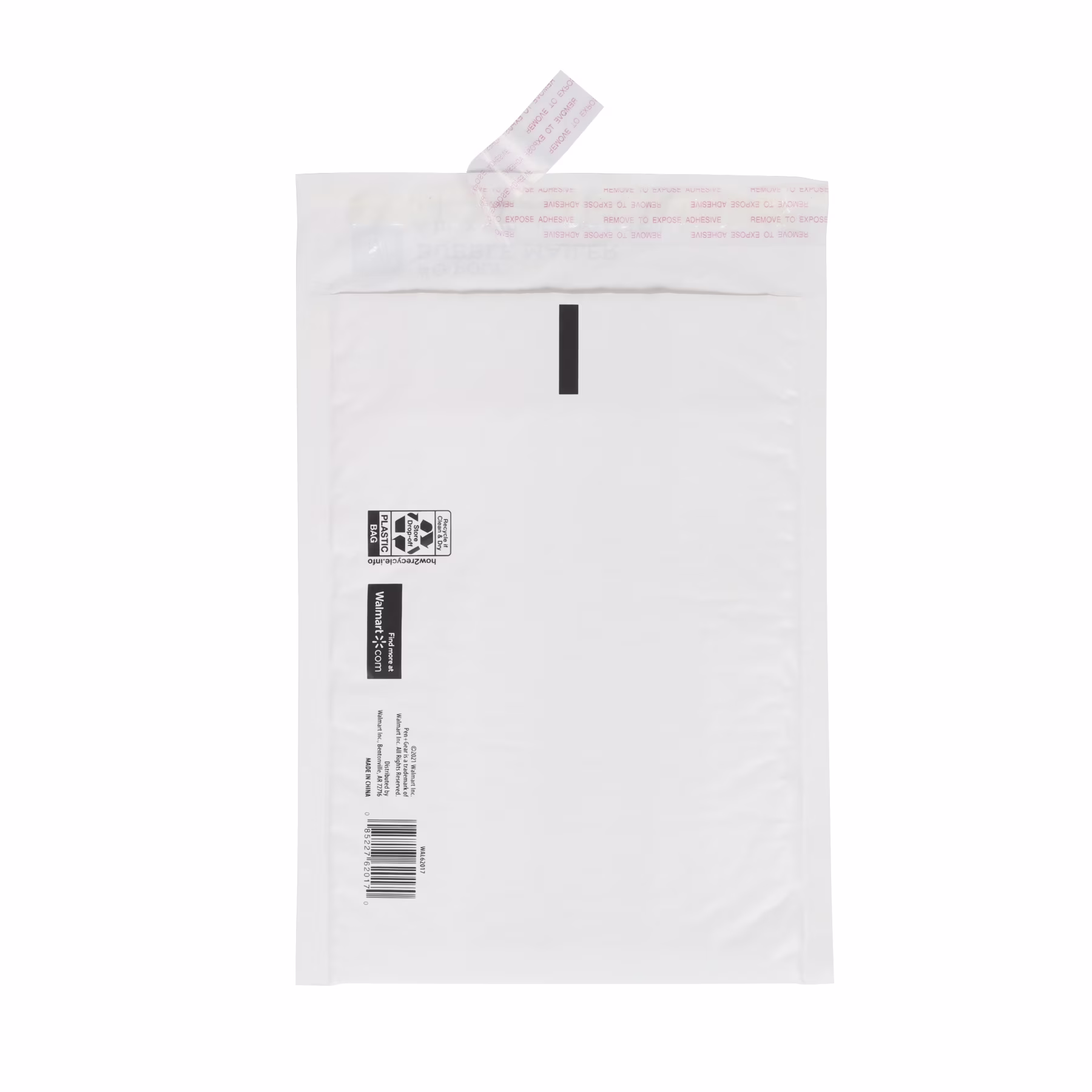 Pen+Gear White Self-Sealing Poly Bubble Mailer, 6 in x 9 in, 1 Pack