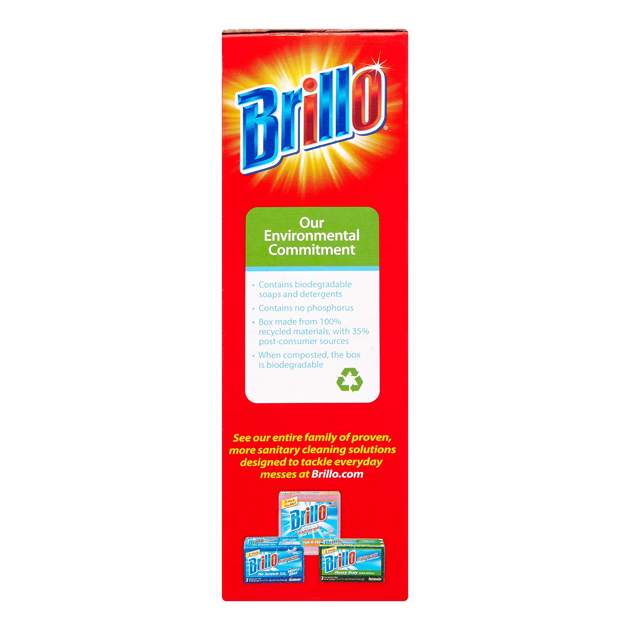 Brillo Original Steel Wool Scouring Pad, 10 Count
