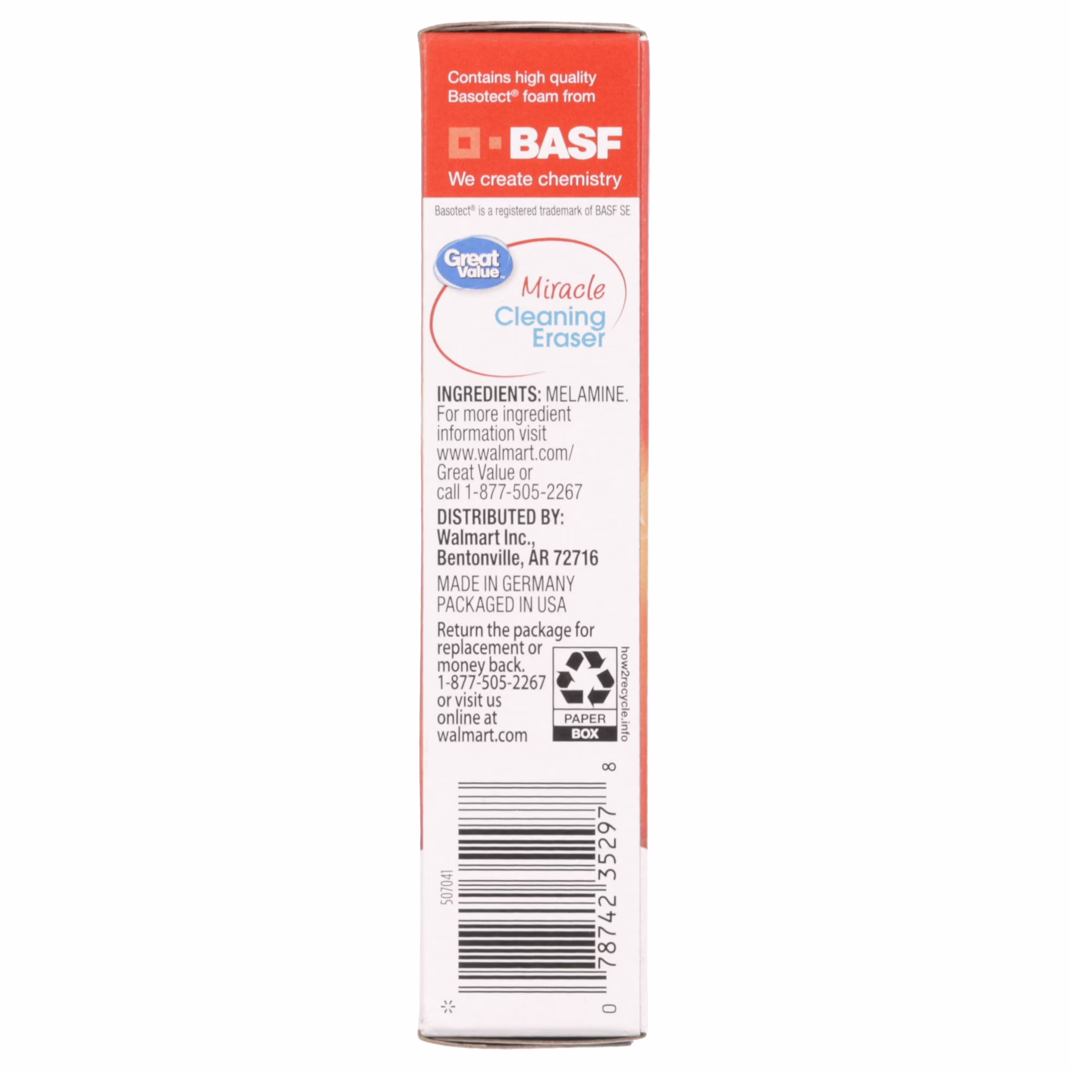 Great Value Extra Strength Melamine Cleaning Eraser, 2 Count