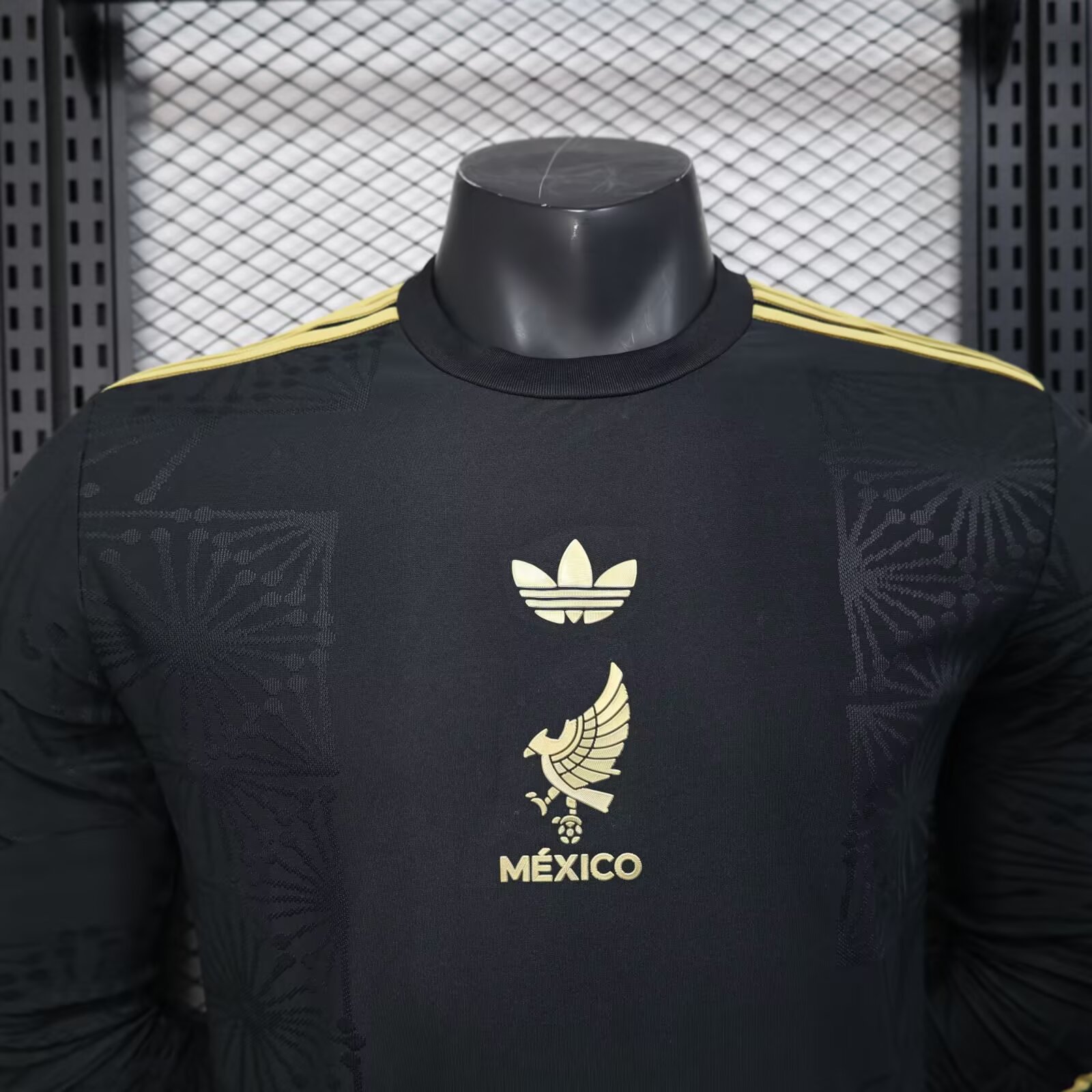 2025-26 Mexico Black Long Sleeve - Jersey - Player Edition