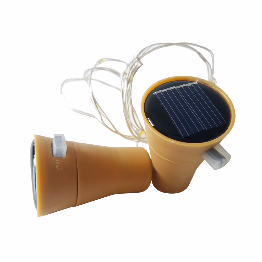 Moocorvic 3.9 ft Solar LED Light Rope & String