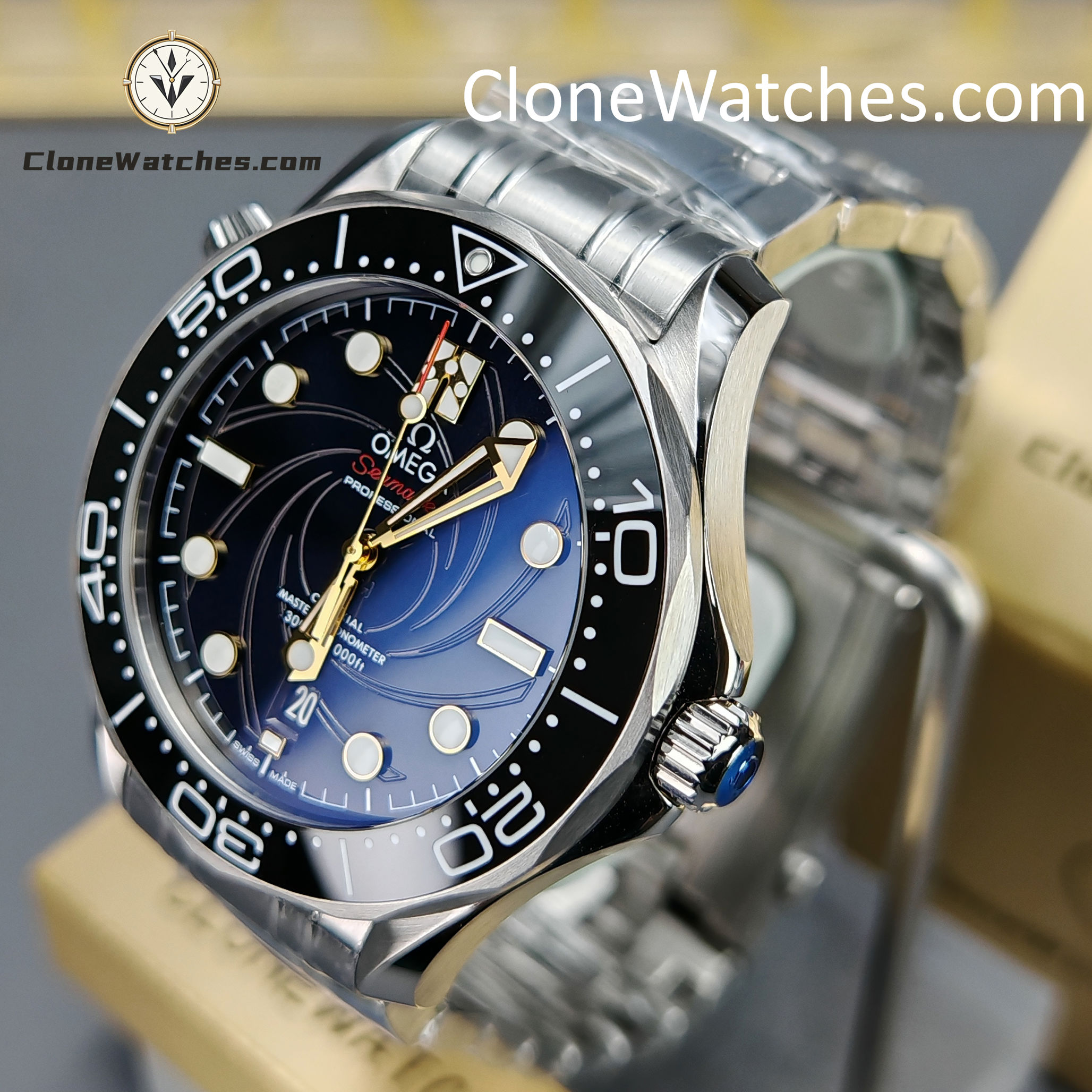 OMEGA Super Clone Watches 1:1 Seamaster Diver 300M 210.22.42.20.01.003 42mm