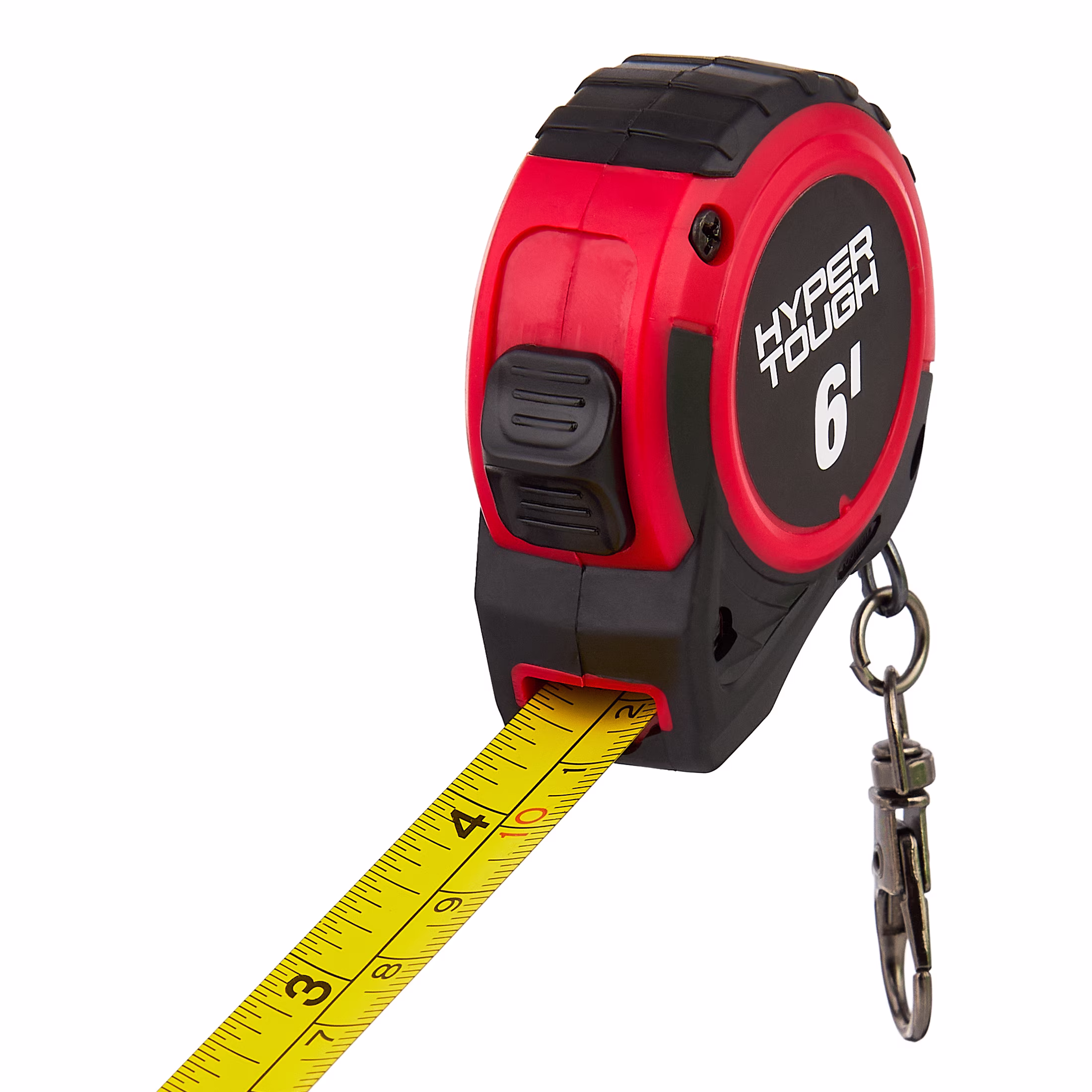 Hyper Tough 6-Foot Tape Measure with Keychain