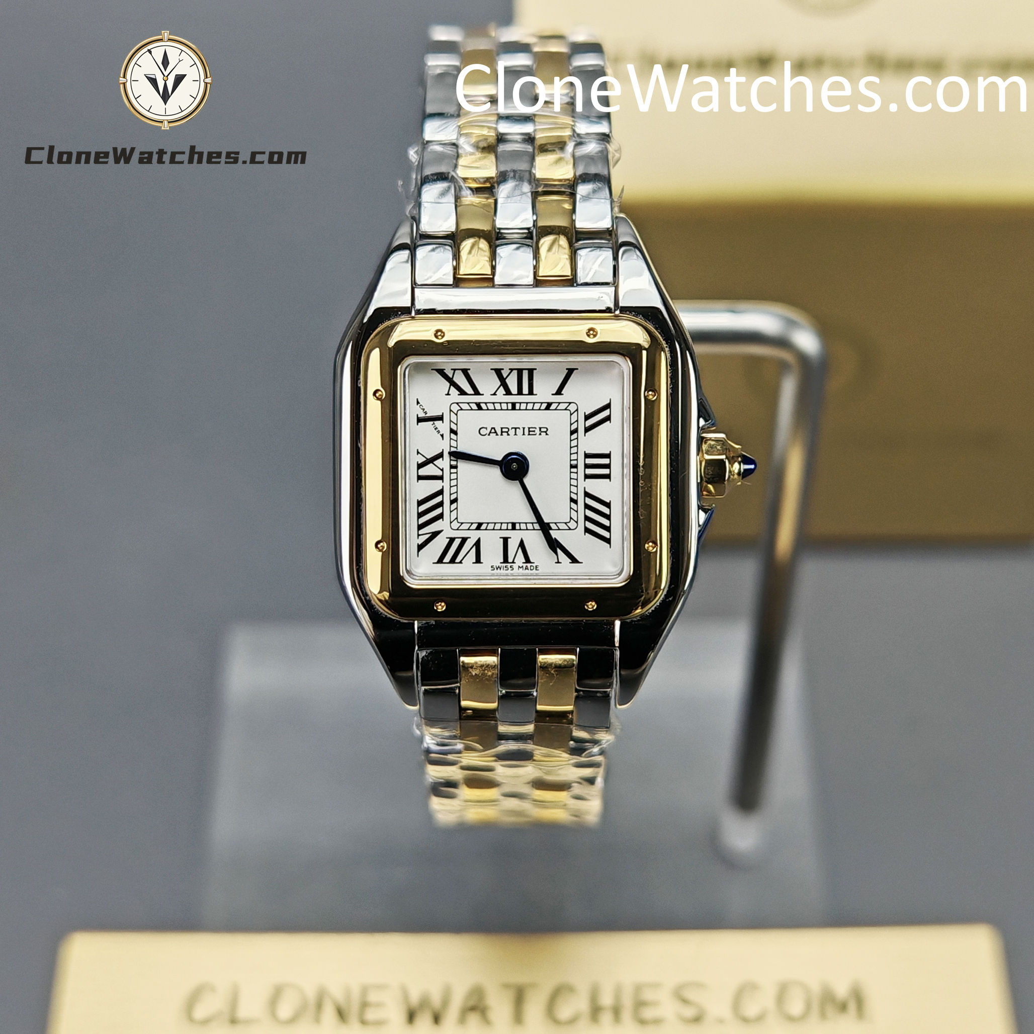 Cartier Super Clone Watches 1:1 PANTHÈRE DE CARTIER White Dial 22mm x30mm W2PN0013
