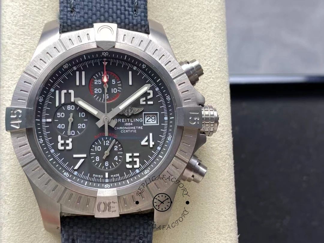 Breitling Avenger Bandit Titanium Grey Dial E13383101M1W1 Replica Custom Edition