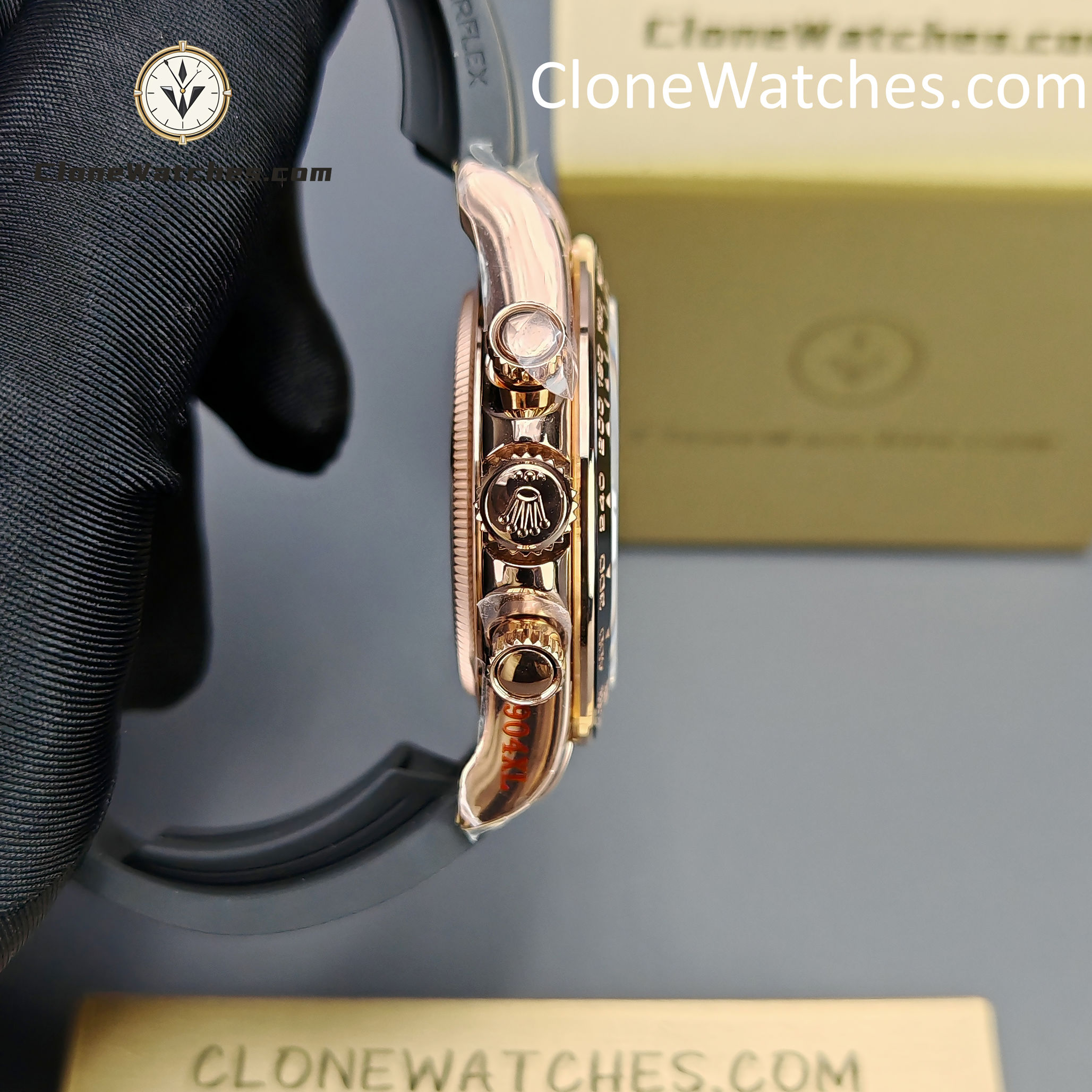 Rolex Super Clone Watches 1:1 Daytona Rose Gold M126515ln-0006 4131 Movement