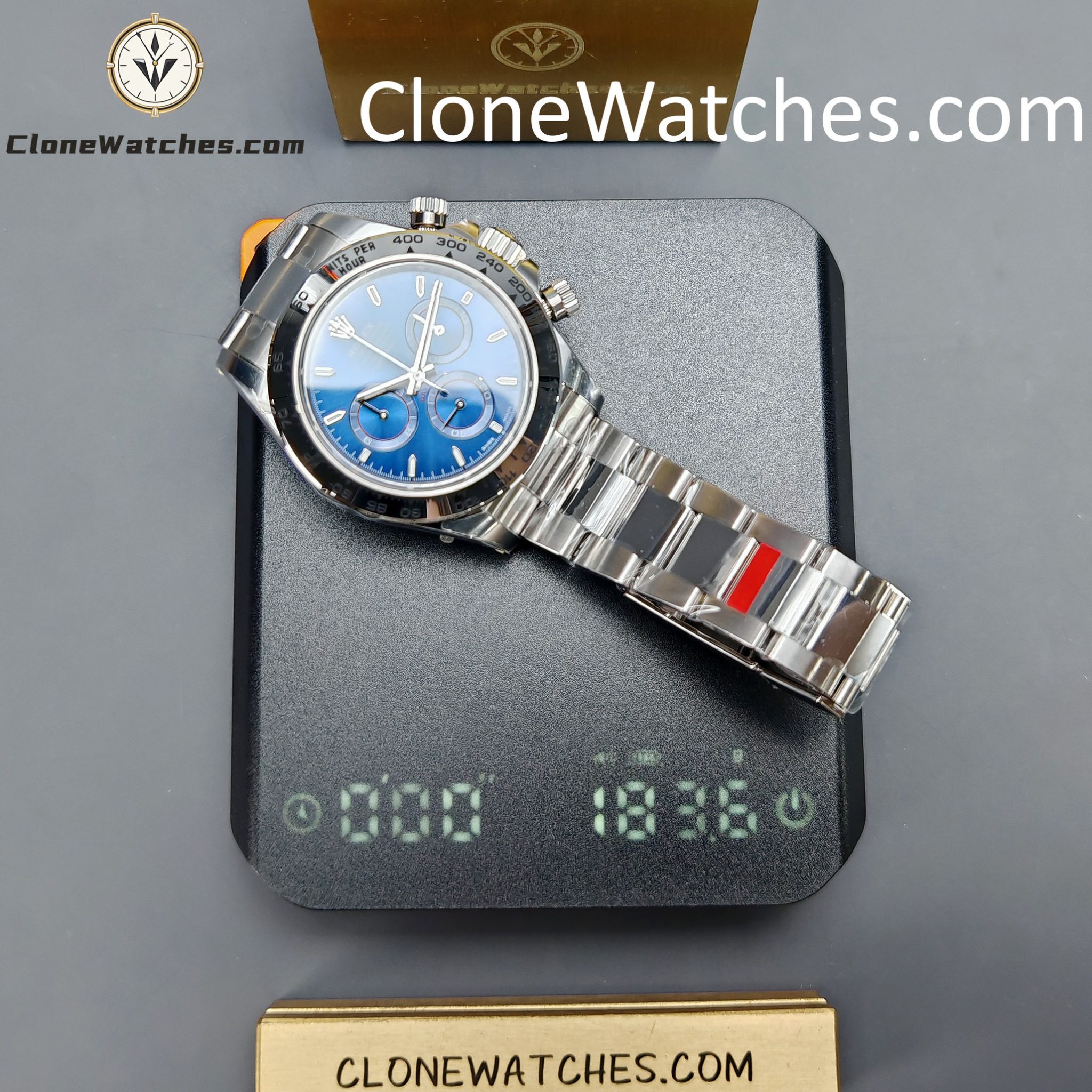 Rolex Super Clone Watches 1:1 Daytona Blue Dial M126509-0005 4131 Movement