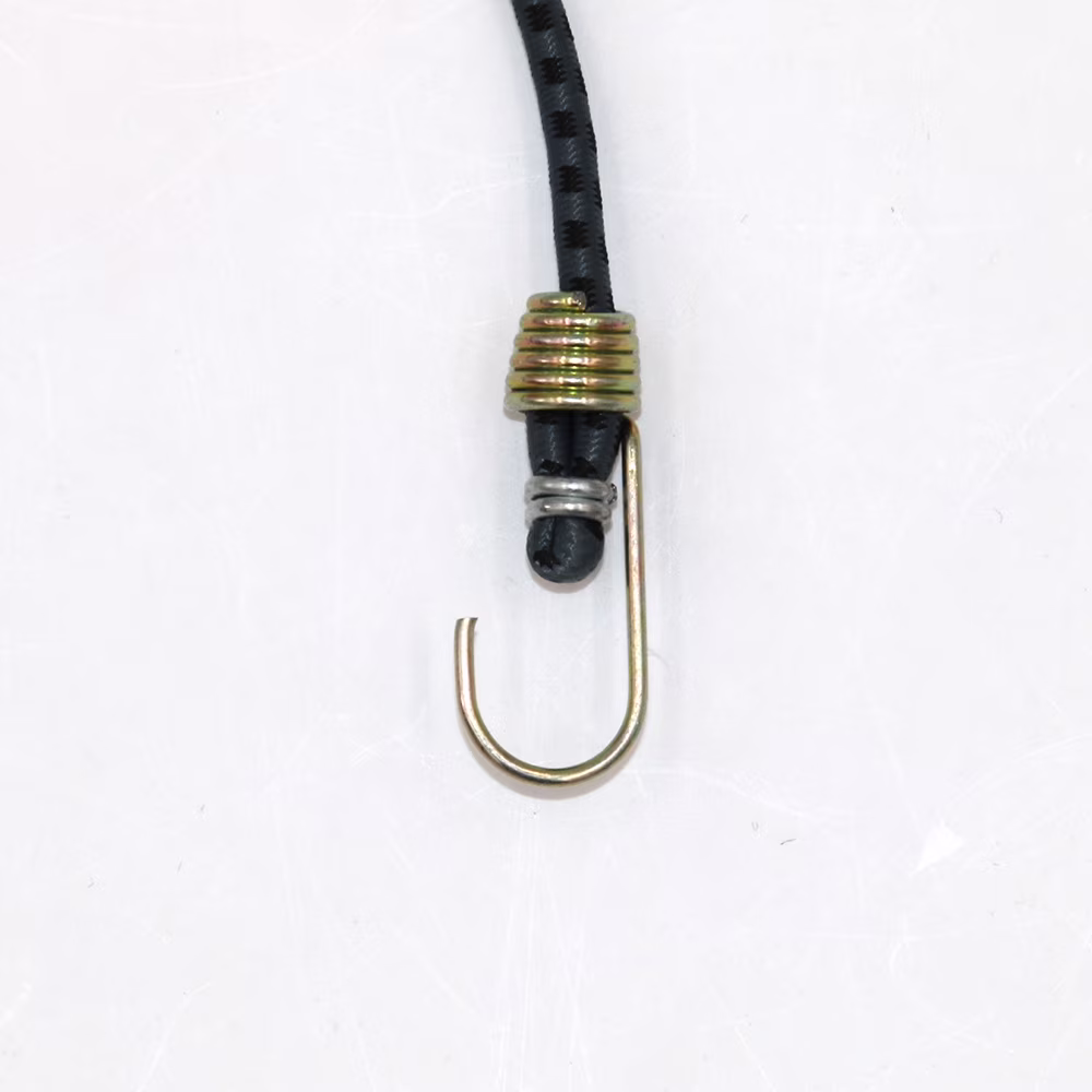 Hyper Tough 10 in Gray Mini Rubber Bungee Cords, 4 Pack