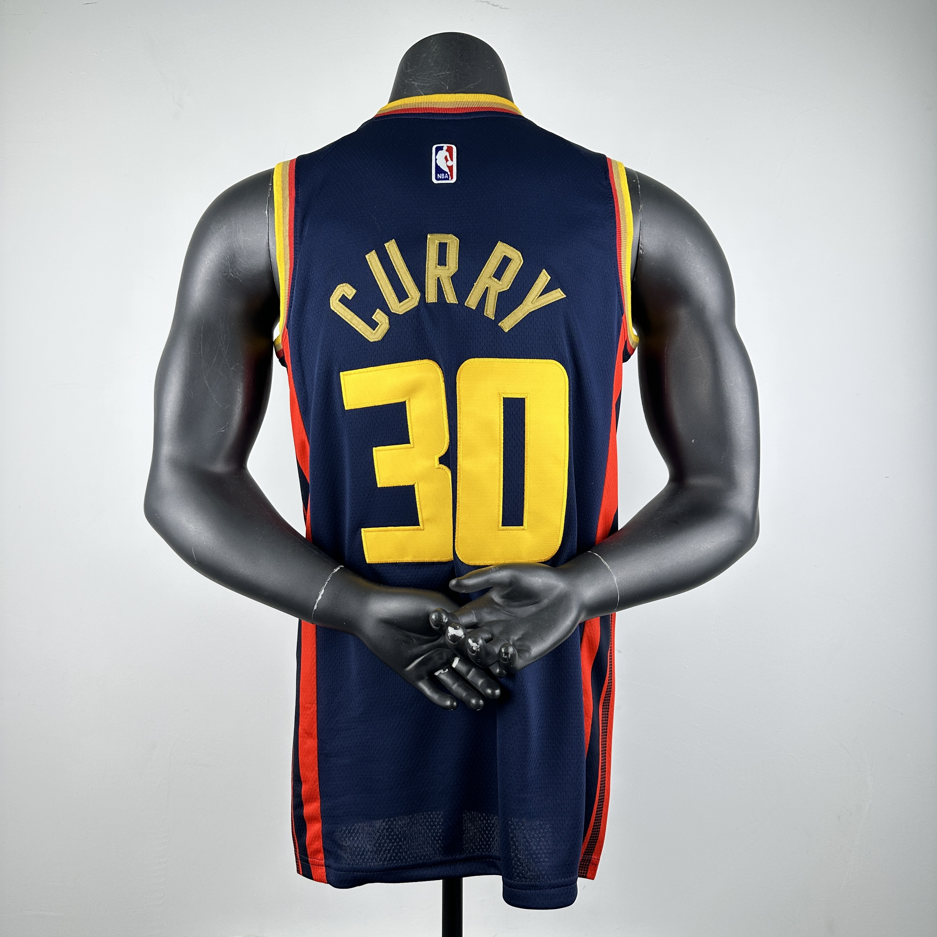 Embroidery 25th season Warriors City Edition No. 30 Curry