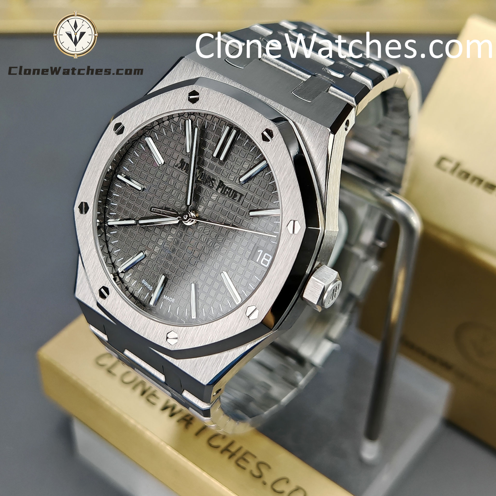 Audemars Piguet Super Clone Watches 1:1 Royal Oak 15510 Gray Dial 41MM Selfwinding
