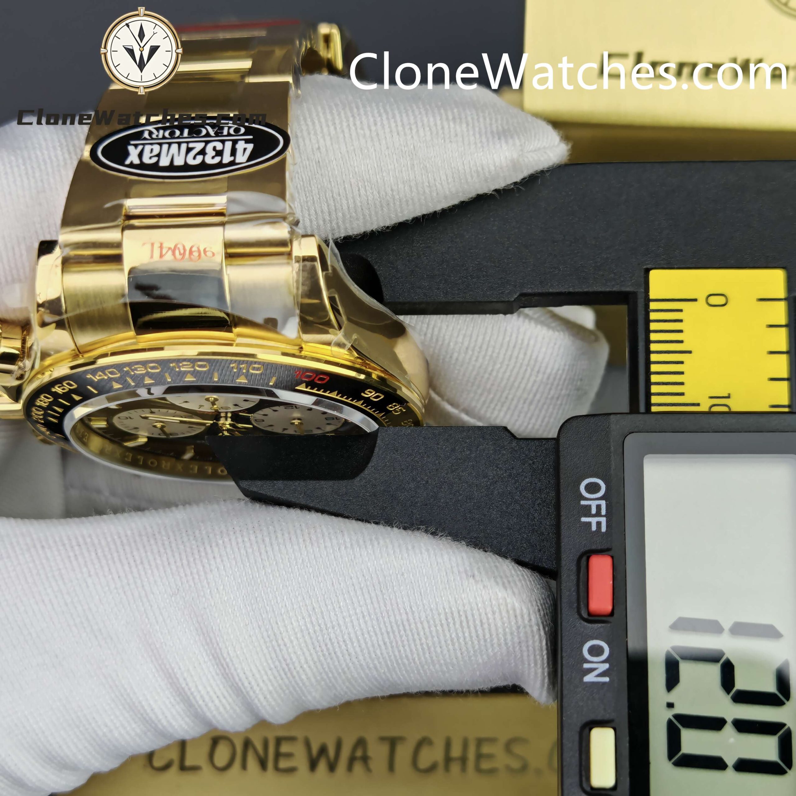 Rolex Super Clone Watches 1:1 Le Mans Daytona 100 Years Anniversary 18K Gold 4132 Movement
