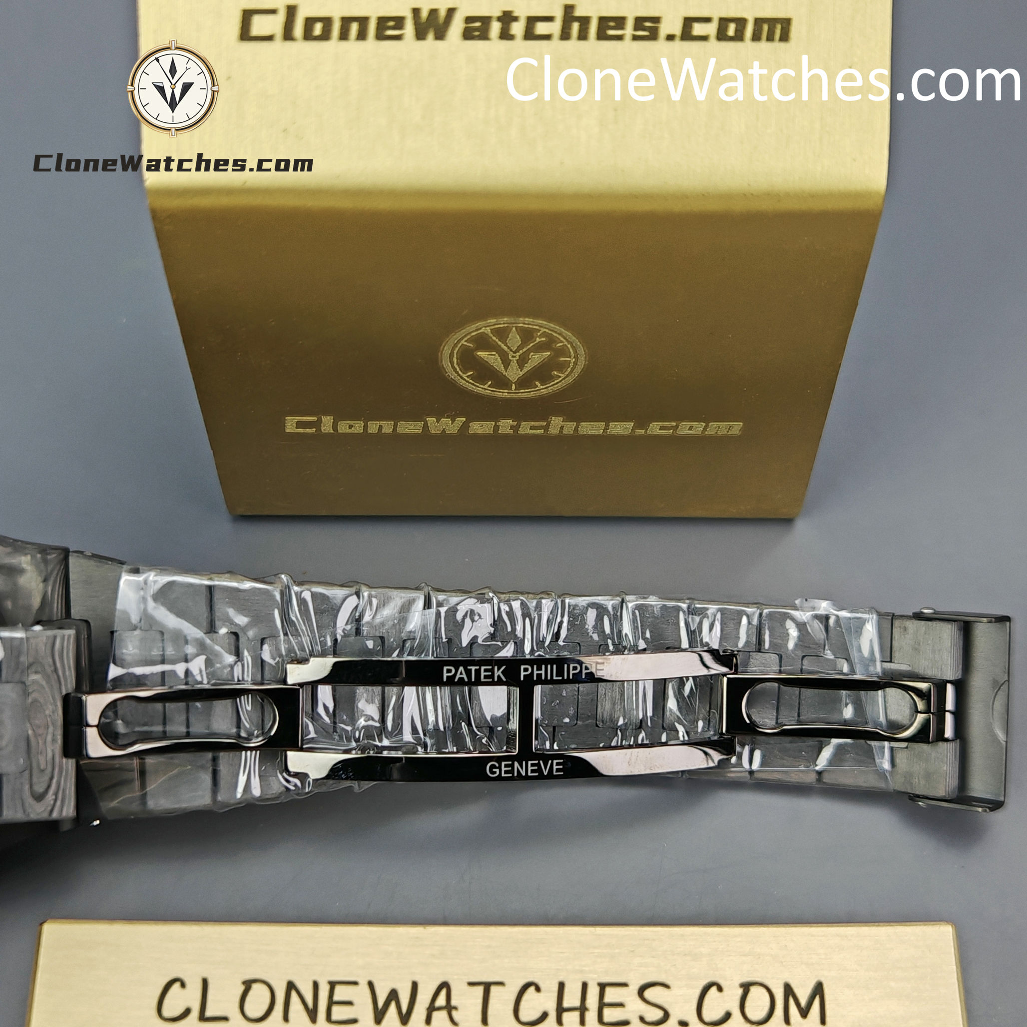 Modified Super Clone Watches 1:1 DiW Patek Philippe Nautilus 5711 BLACK GRAIL G-BLUE