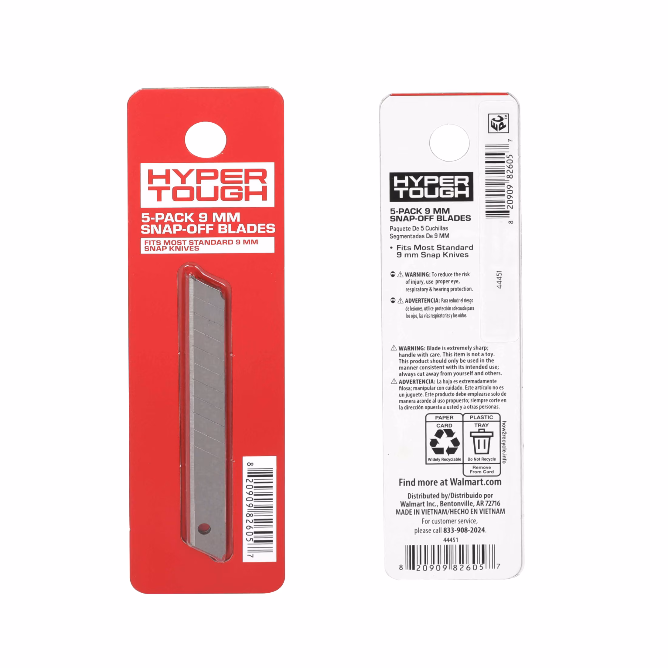 Hyper Tough 9 mm Snap-Off Blades, 5 Pack