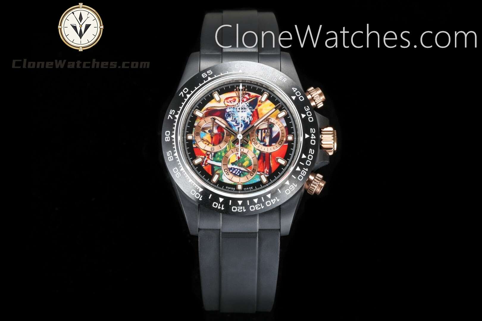 Modified Super Clone Watches 1:1 AET Rolex Daytona Ceramic THE INJURED BULLFIGHTER