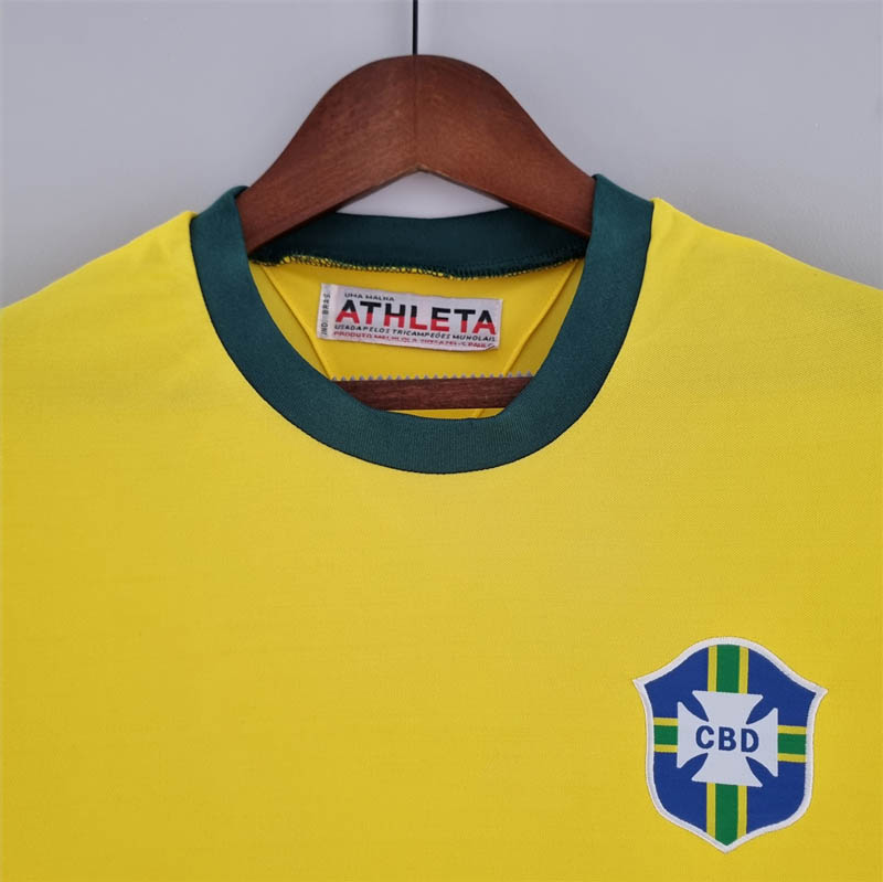 1970 Retro Brazil Home Soccer Jersey - Fans Edition