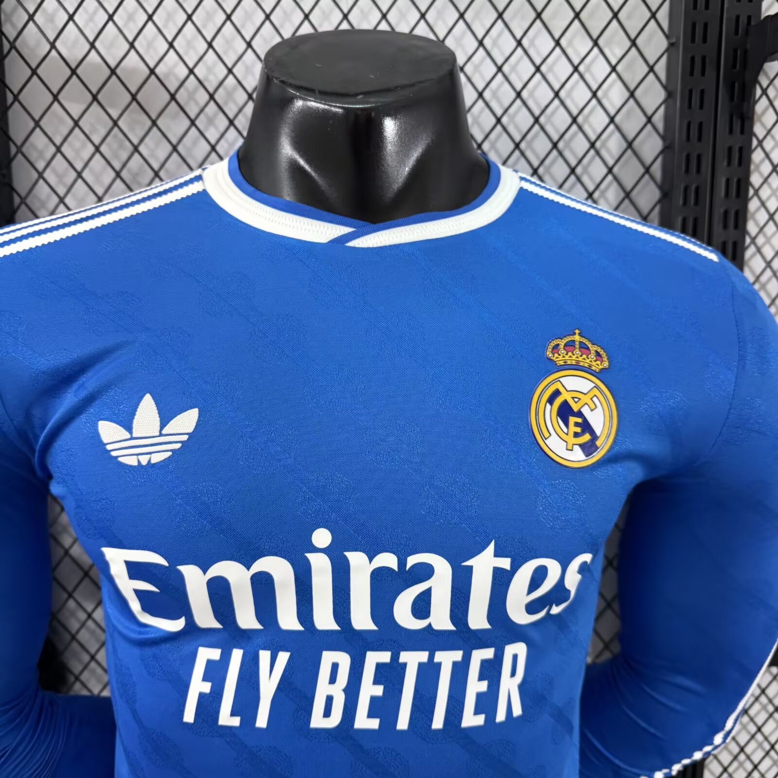 2025-26 Real Madrid Second Away Long Sleeve Jersey - Player Edition