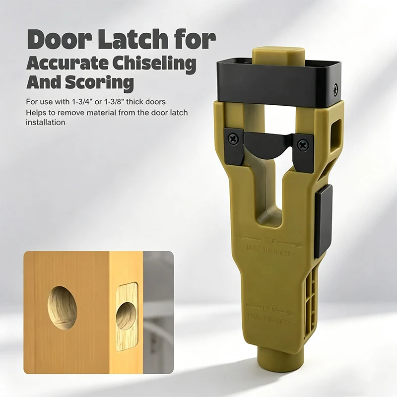 ✨⚡HOT SALE 49% OFF - 🛠️Door Latch Mortise Tool For Use With 1-3/4