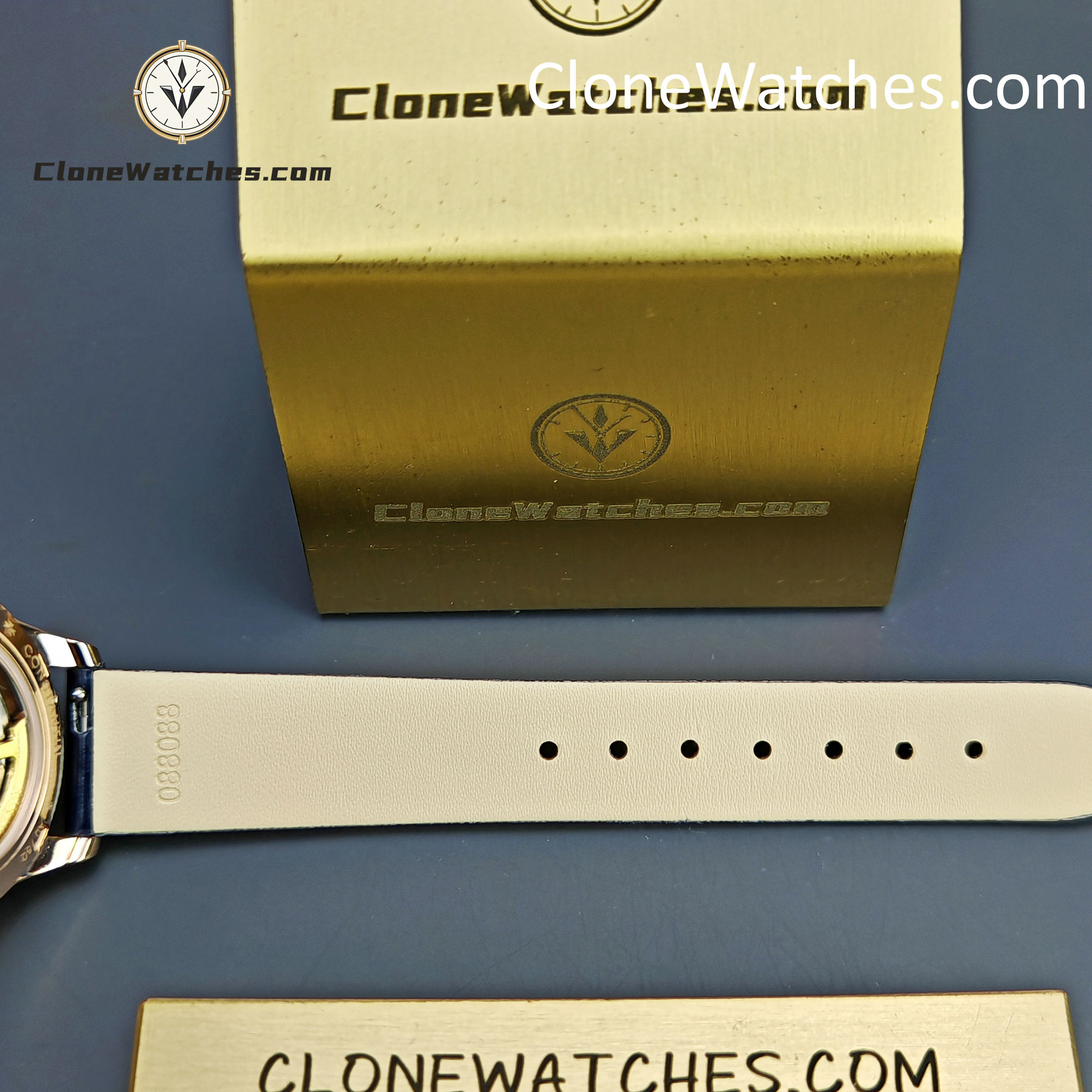 Vacheron Constantin Super Clone Watches 1:1 Égérie Moon Phase 8005F/000R-B498 White Dial