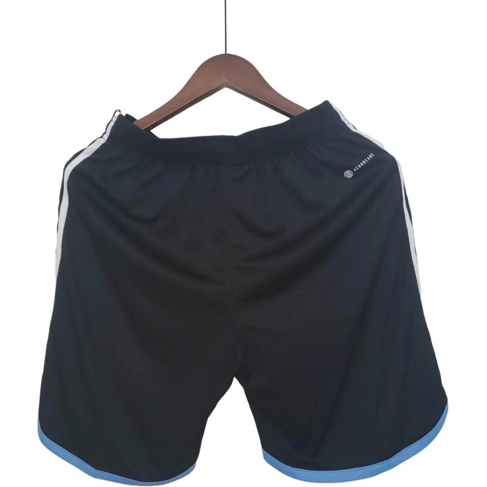 2022 FIFA World Cup Argentina National Team Jersey Home Shorts Black - Fans Edition
