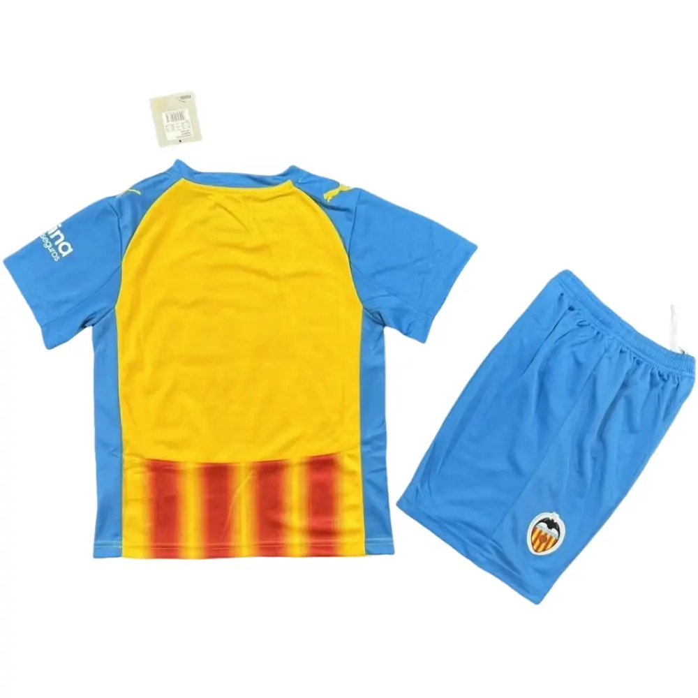 2025-26 Valencia Second Away Short Sleeve Jersey - Children's suit Fans Edition