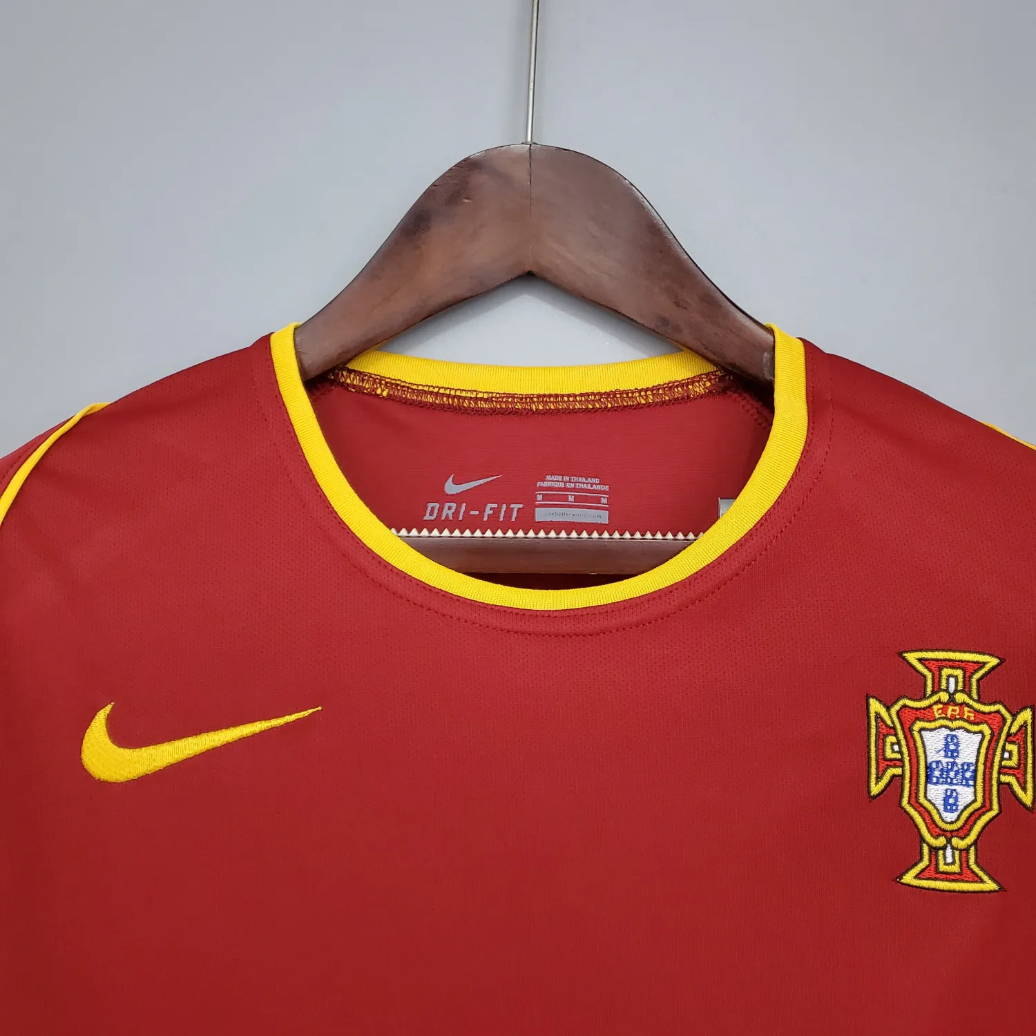 2002 Portugal home retro jersey - Fans Edition