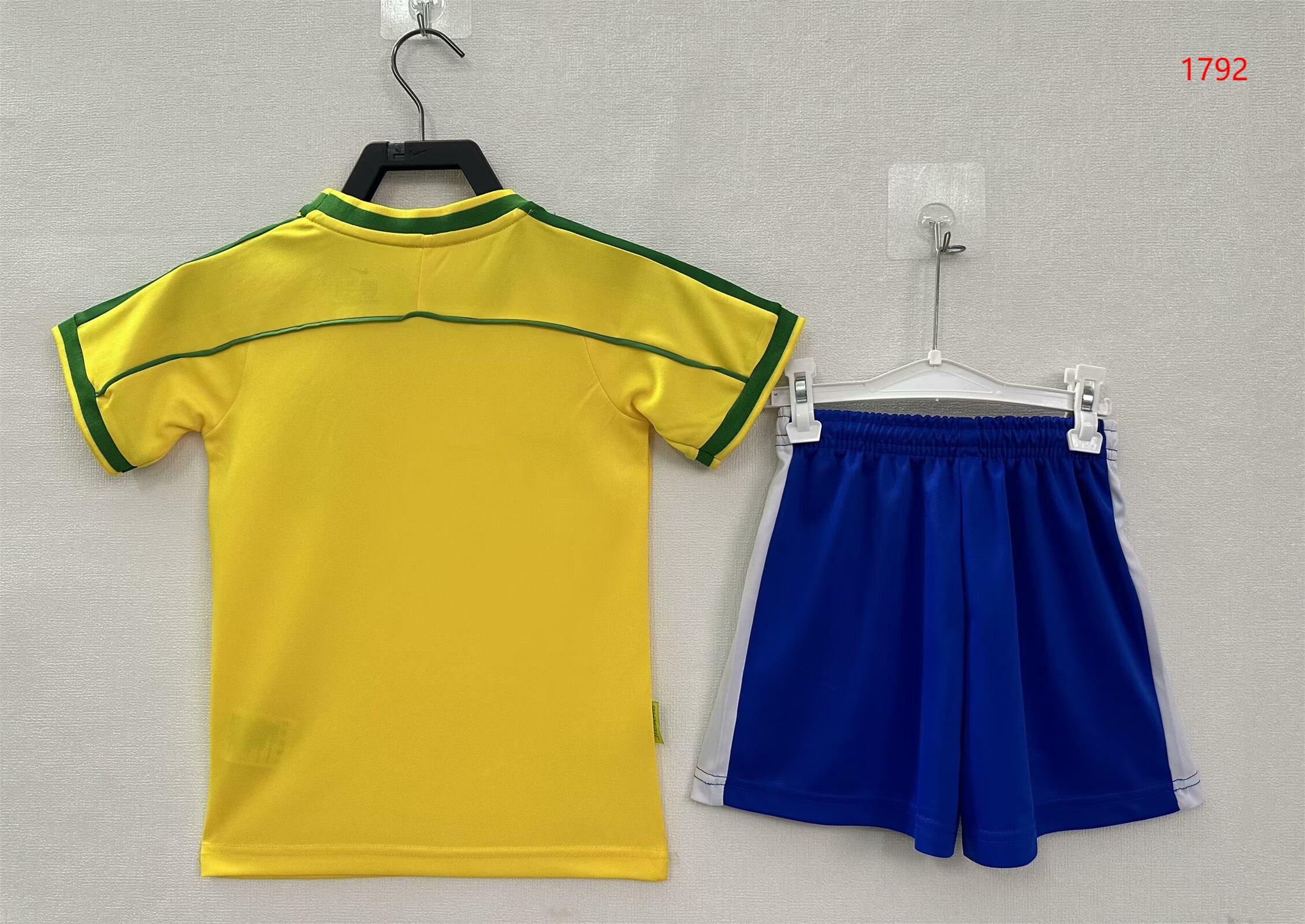 1998 Brazil Home Retro - Kids Kit