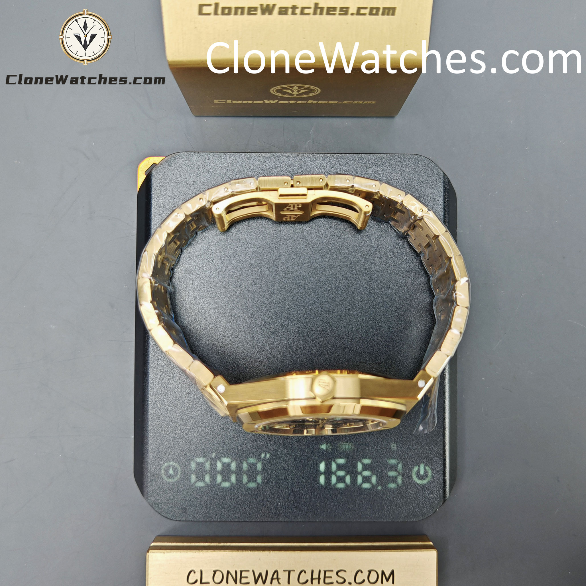 Audemars Piguet Super Clone Watches 1:1 Royal Oak 18K Gold 15407 Skeleton Dial