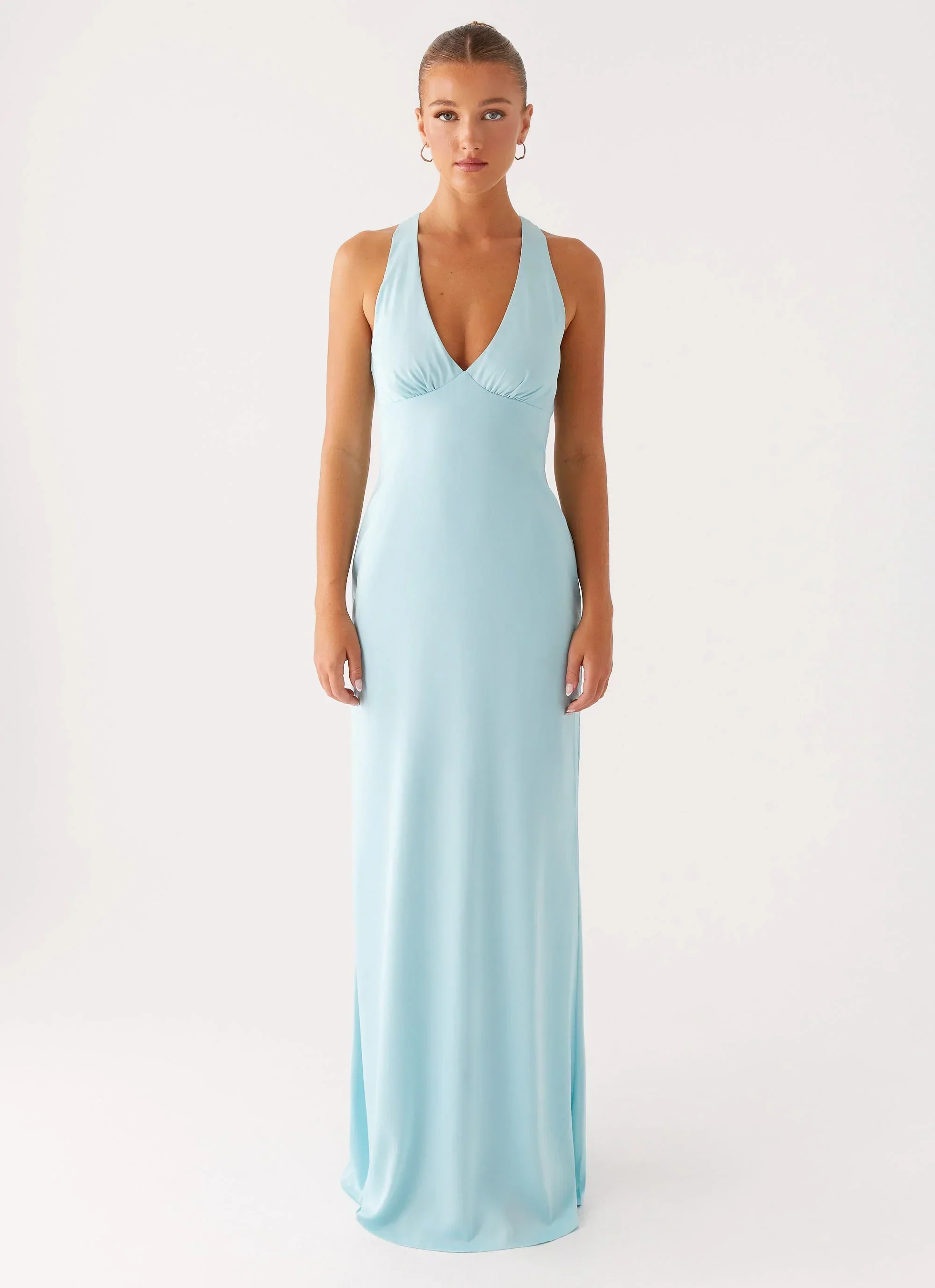 Desi Halterneck Maxi Dress - Mint