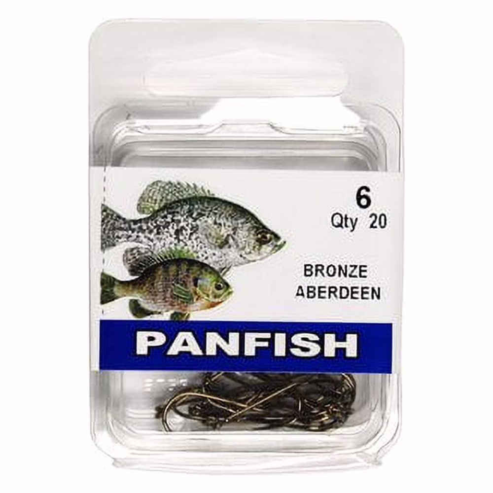 Eagle Claw Renegade Aberdeen Fishing Hooks, Bronze, Size 4, 20 Pack