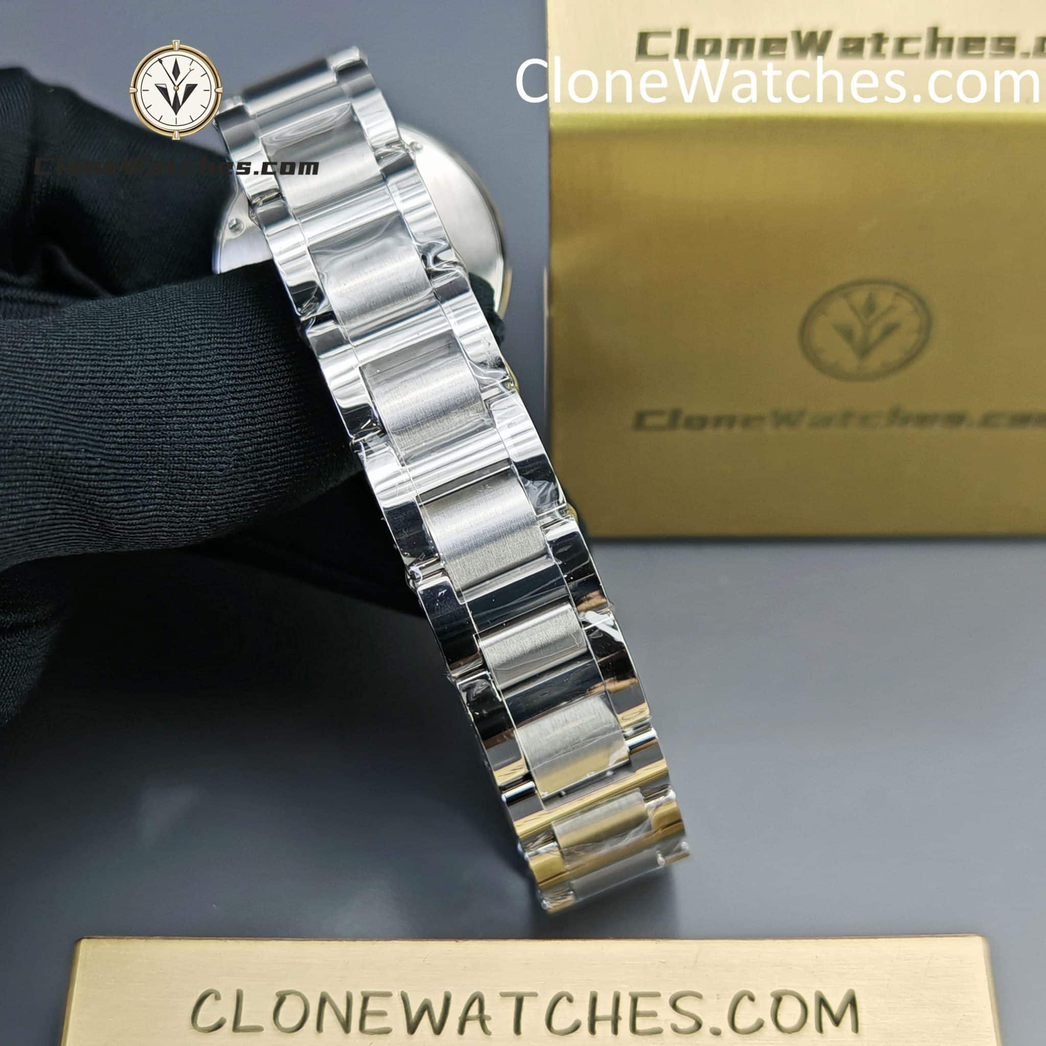 Cartier Super Clone Watches 1:1 Ballon Bleu de WE902073 Silver Plated Dial 28mm