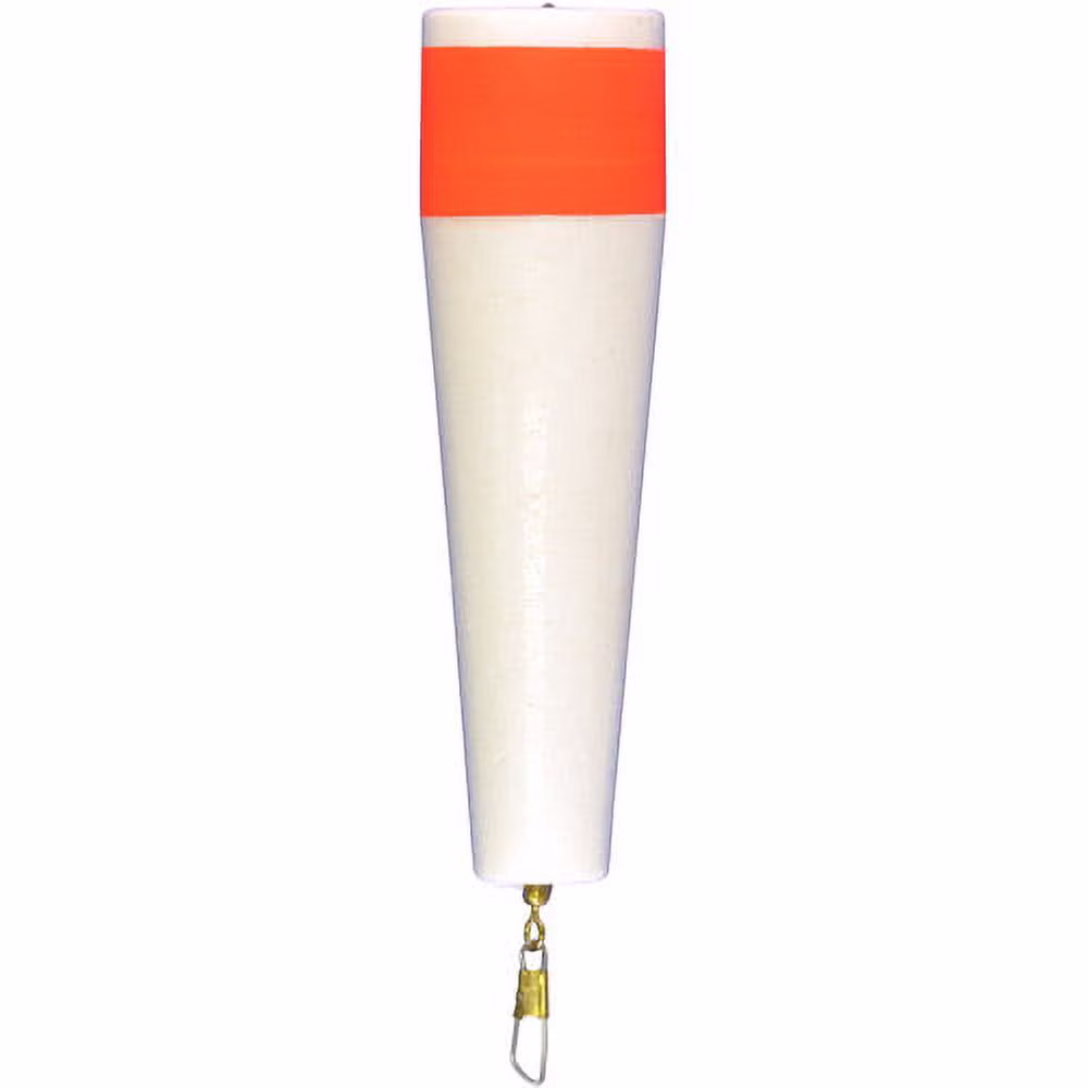 (4 pack) Comal Reddi Popping Weighted Fishing Float, Red & White, 3-Inch