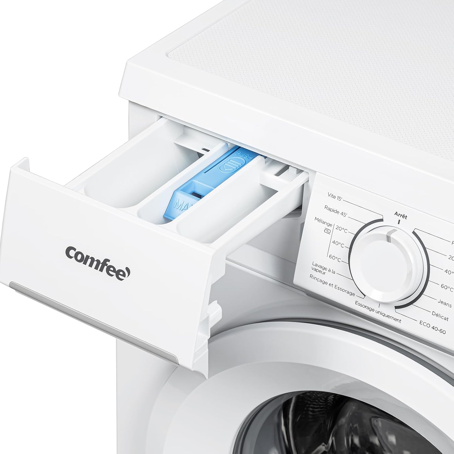 Lave linge frontal CFE12EW80/W-FR 8kg classe A moteur 1400 tr/min 15 programmes blanc