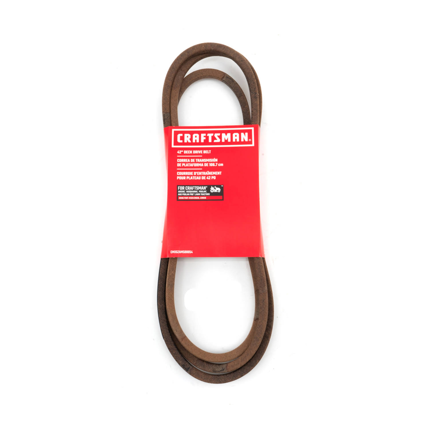 Craftsman CMXGZAM500054 42" Deck Lawn Mower Drive Belt Legacy 33153 (532197253)