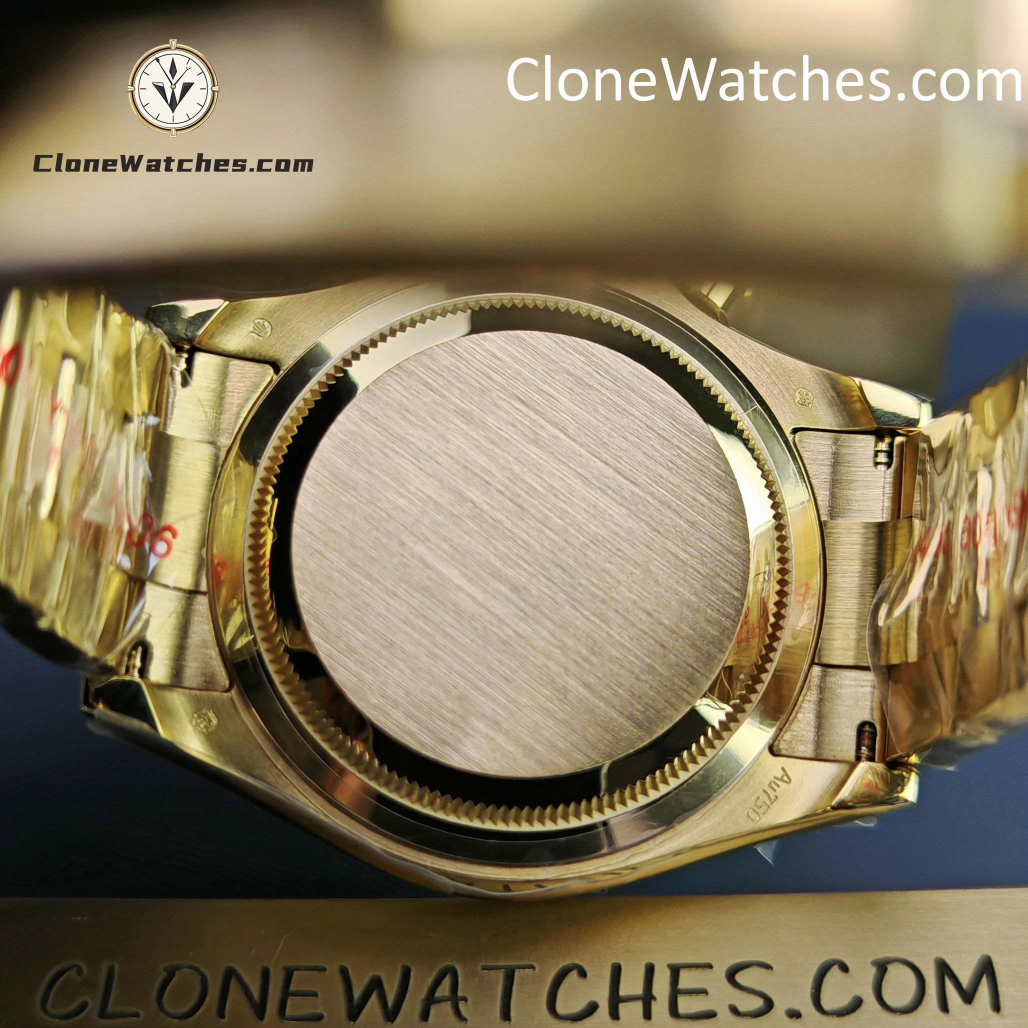 Rolex Super Clone Watches 1:1 Daytona 18K Yellow Gold Plating M126508-0008 4131 Movement