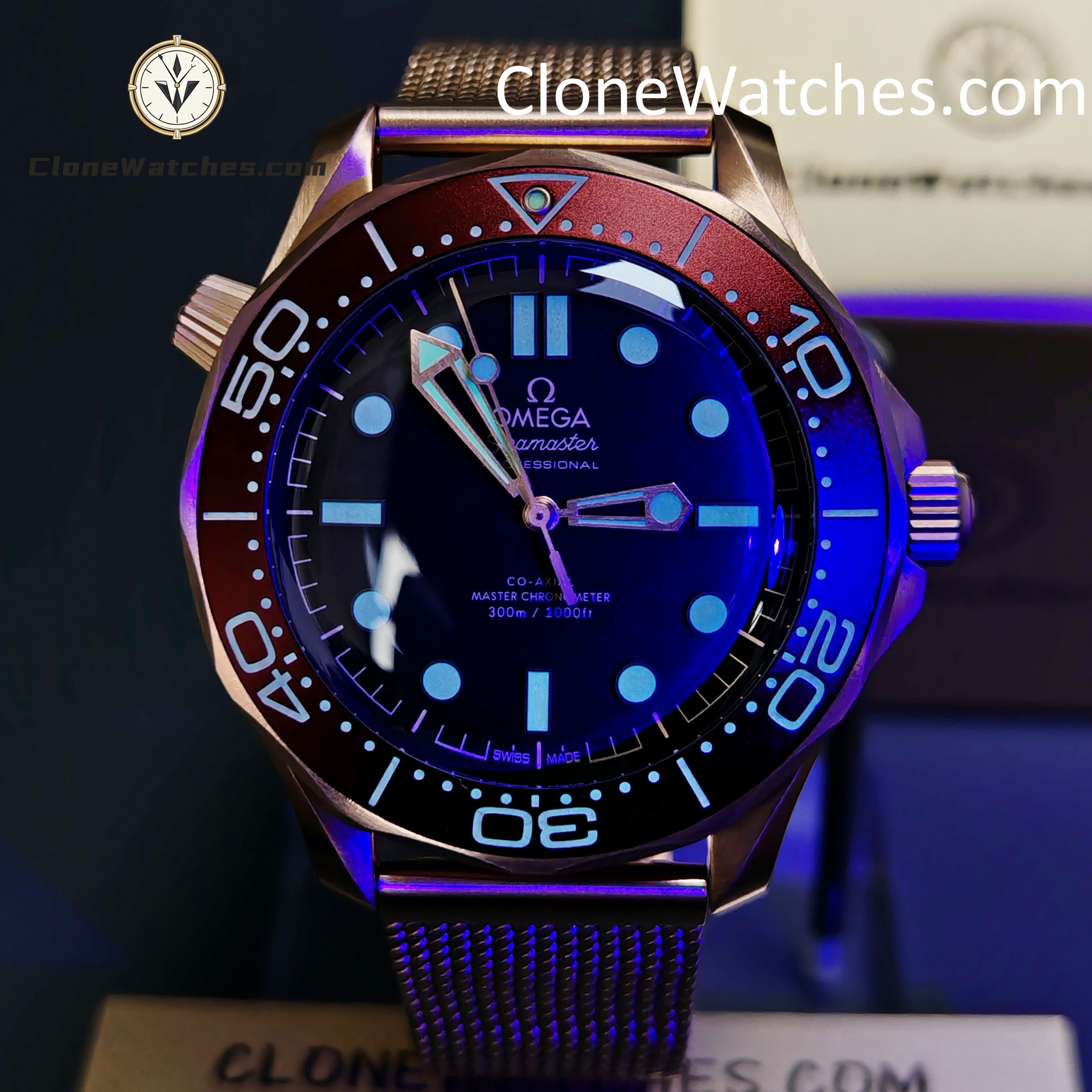 OMEGA Super Clone Watches 1:1 Seamaster Diver 300M 210.90.42.20.01.003 42mm